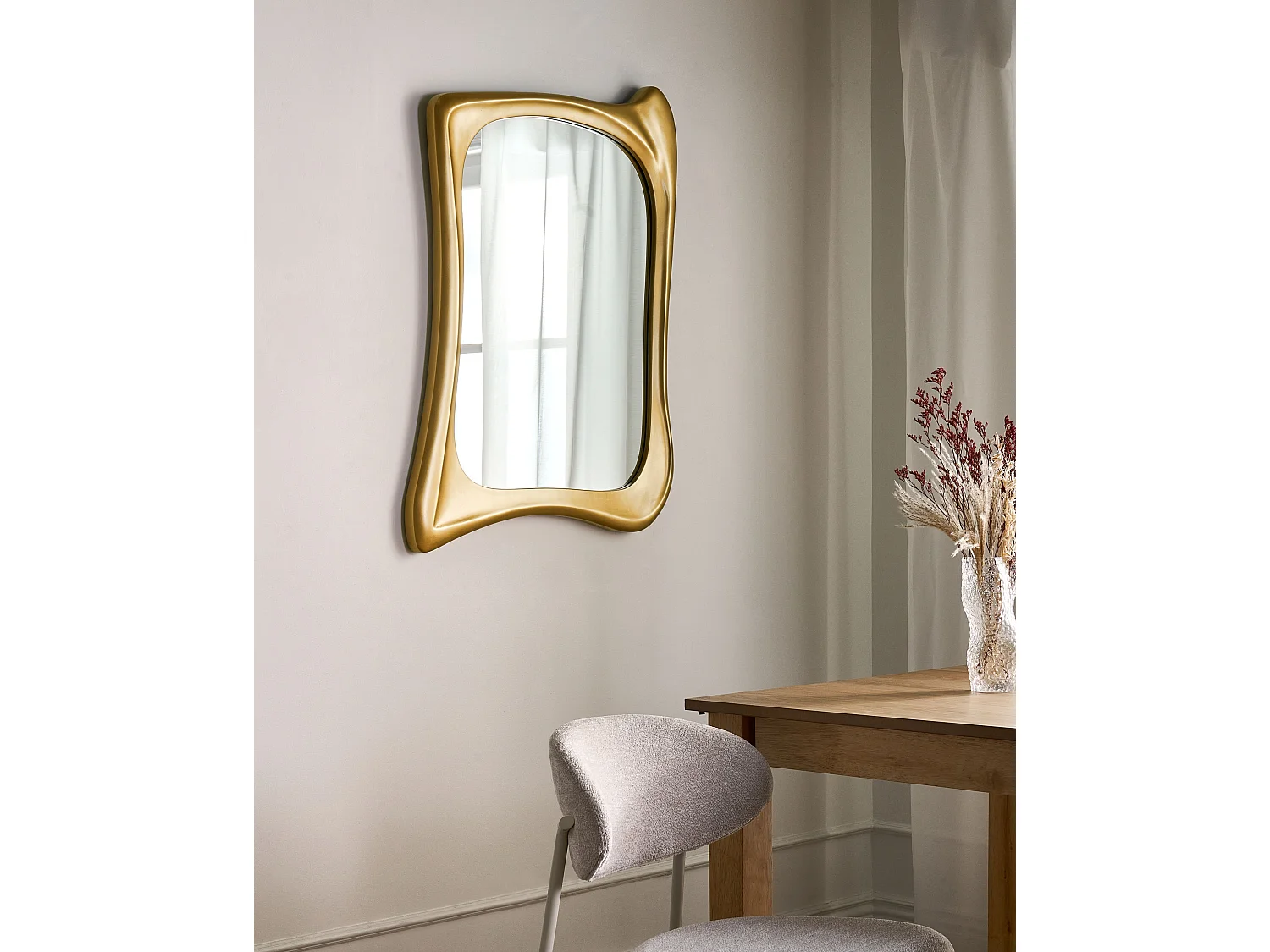 Miroir CONCARNEAU 65 cm 94 cm Doré