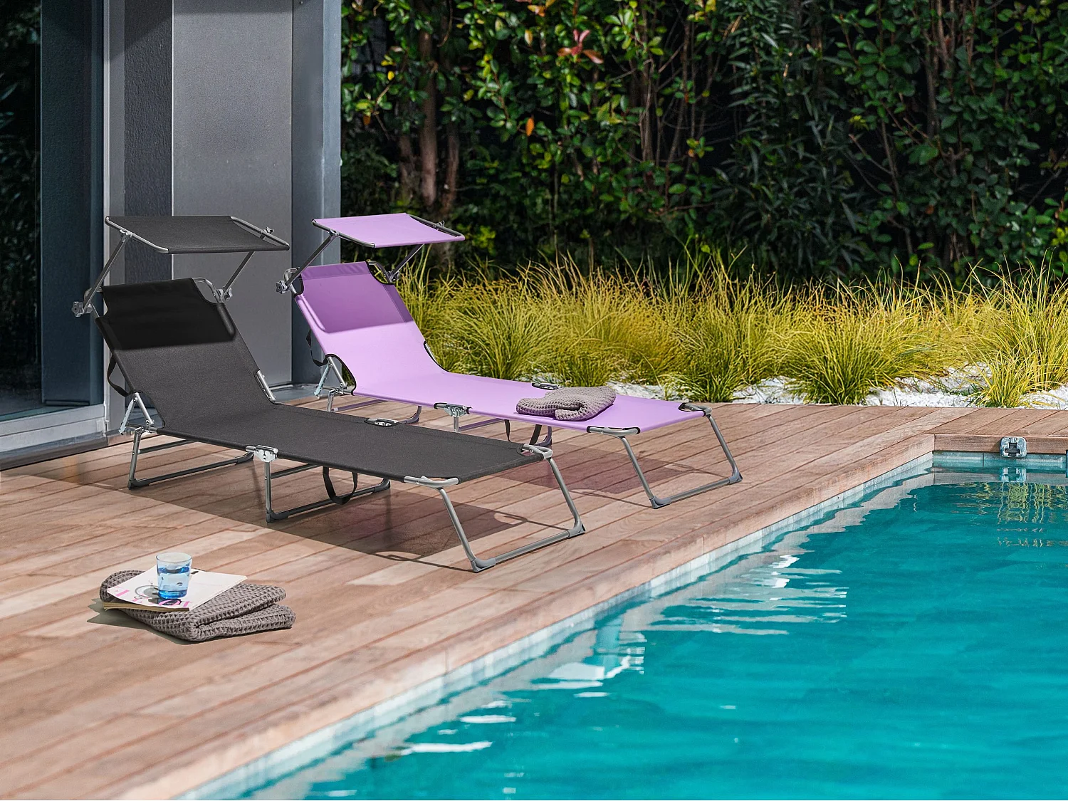 Transat FOLIGNO Métal Noir