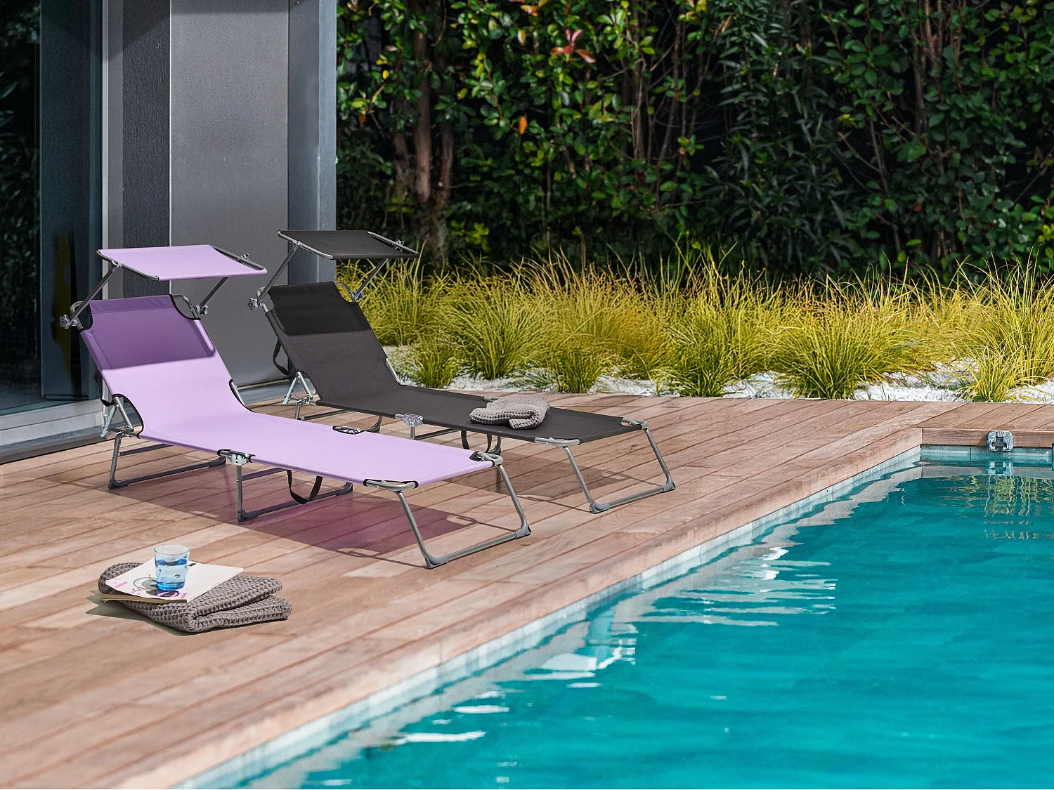 Transat FOLIGNO Métal Violet