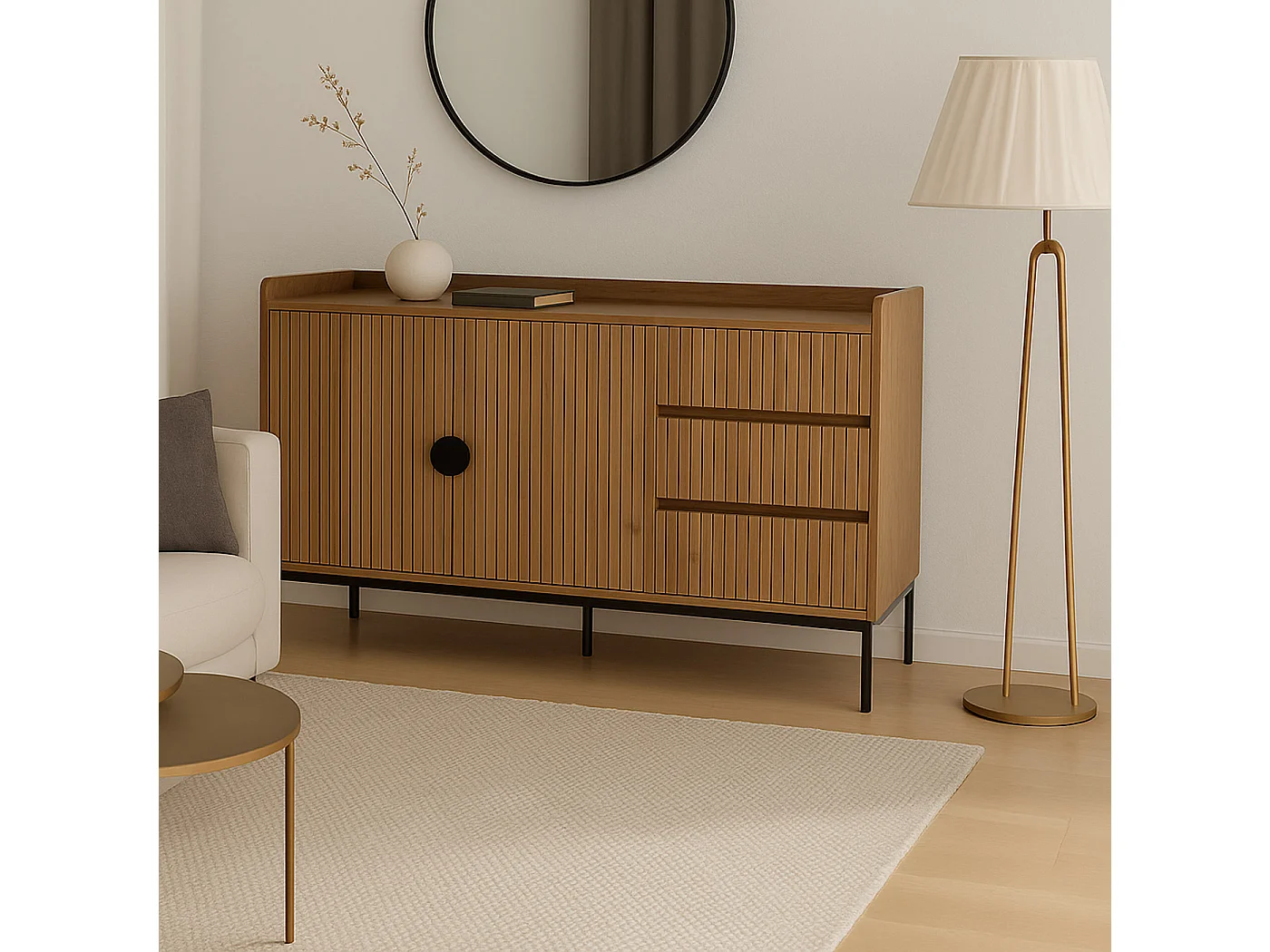 Sideboard MCW-O39, Natur