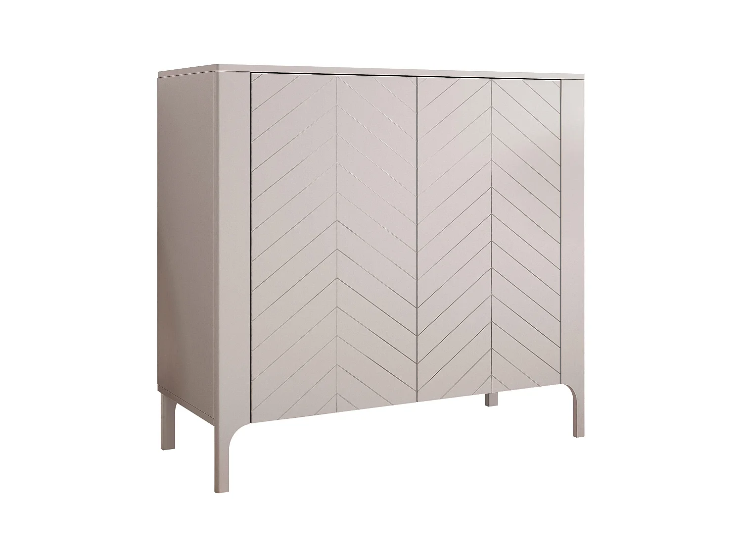 Buffet avec 2 portes et 2 étagères - Cachemire - LORIEN