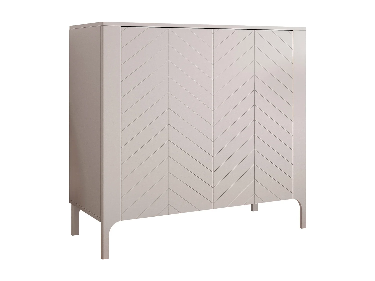 Buffet avec 2 portes et 2 étagères - Cachemire - LORIEN