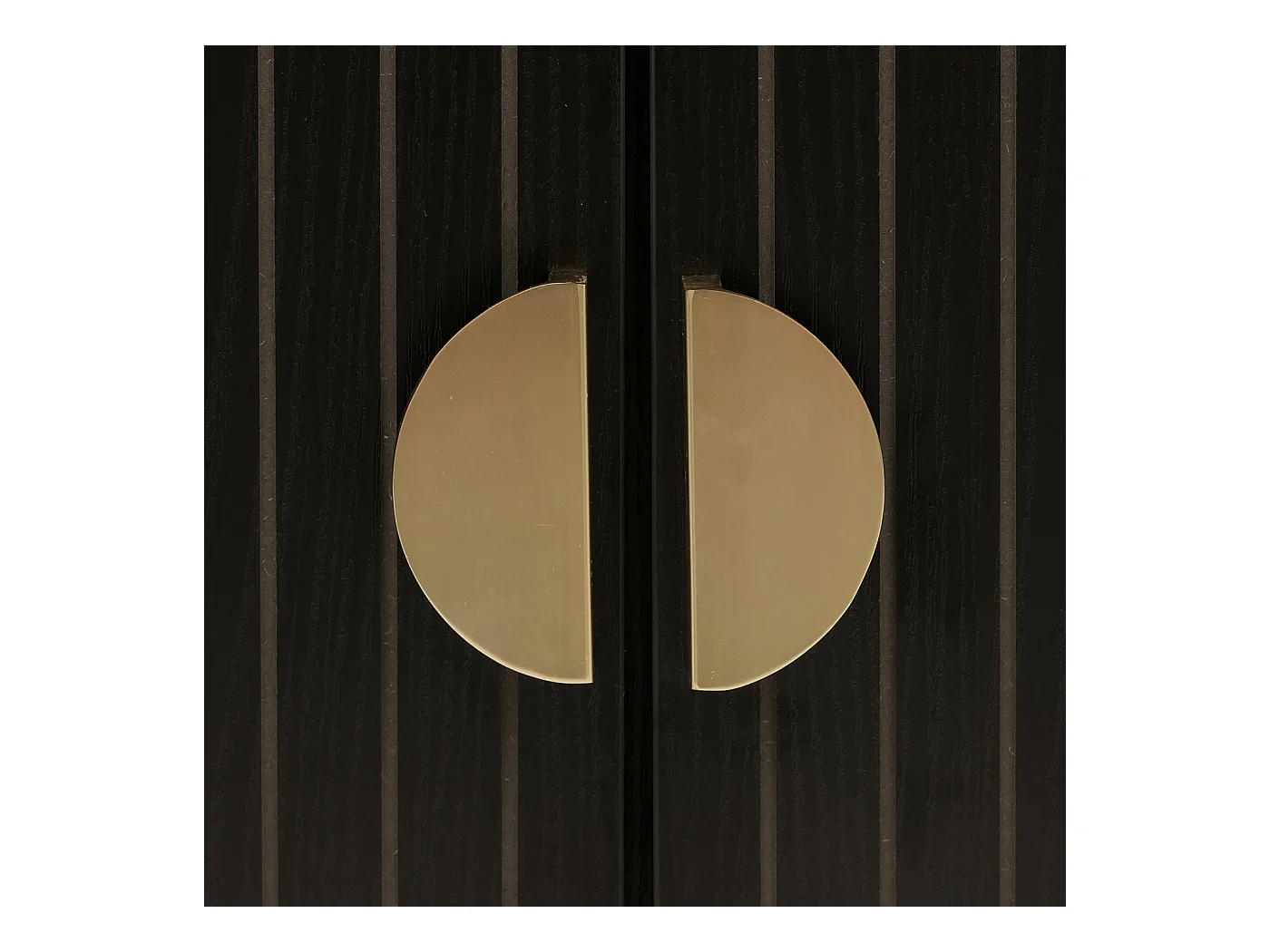 Buffet MCW-O39,  aspect bois noir