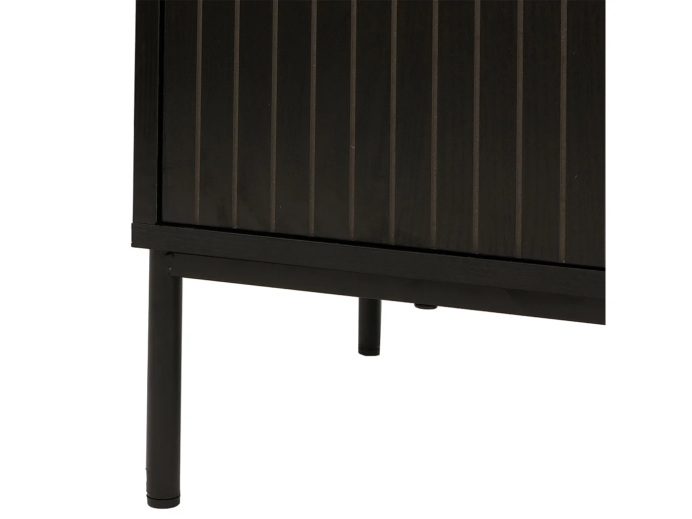 Sideboard MCW-O39, Holzoptik schwarz