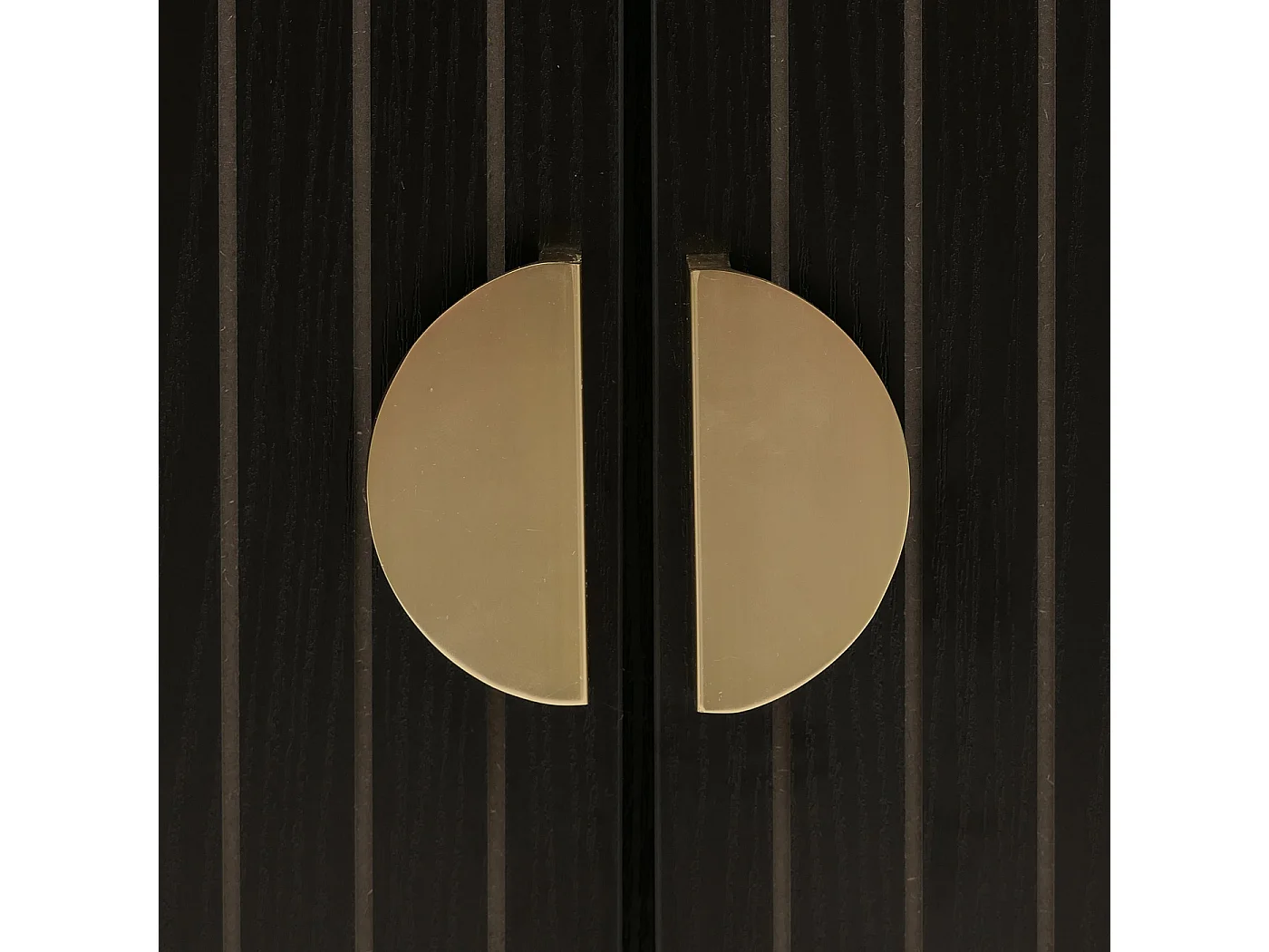 Buffet MCW-O39,  aspect bois noir