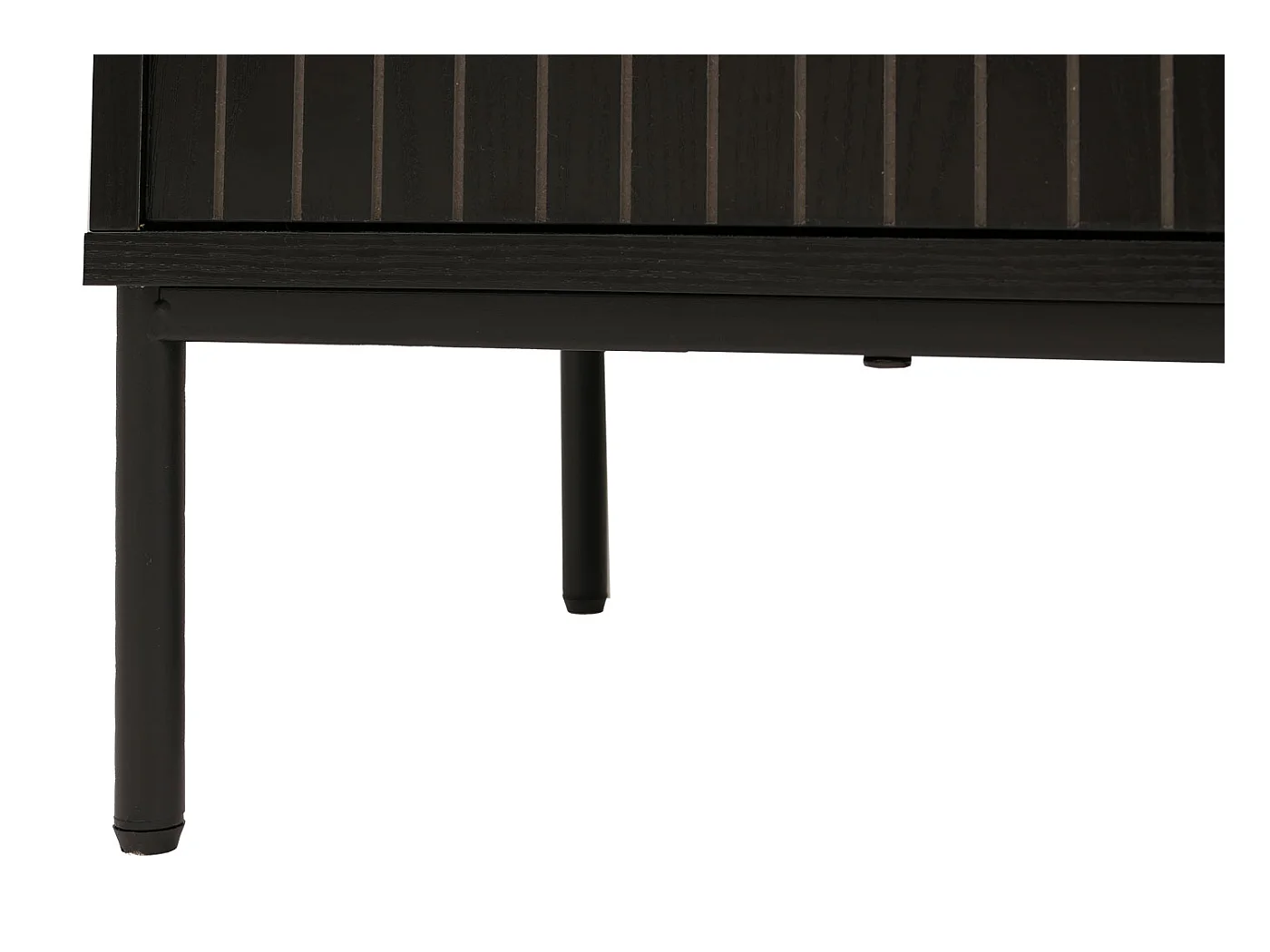 Drzwi do szafki pod telewizor MCW-O39,  wygląd drewna, czarny