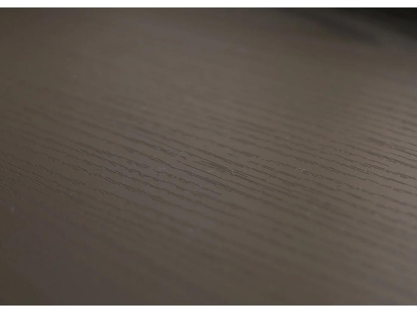 Meuble TV avec portes MCW-O39,  aspect bois noir