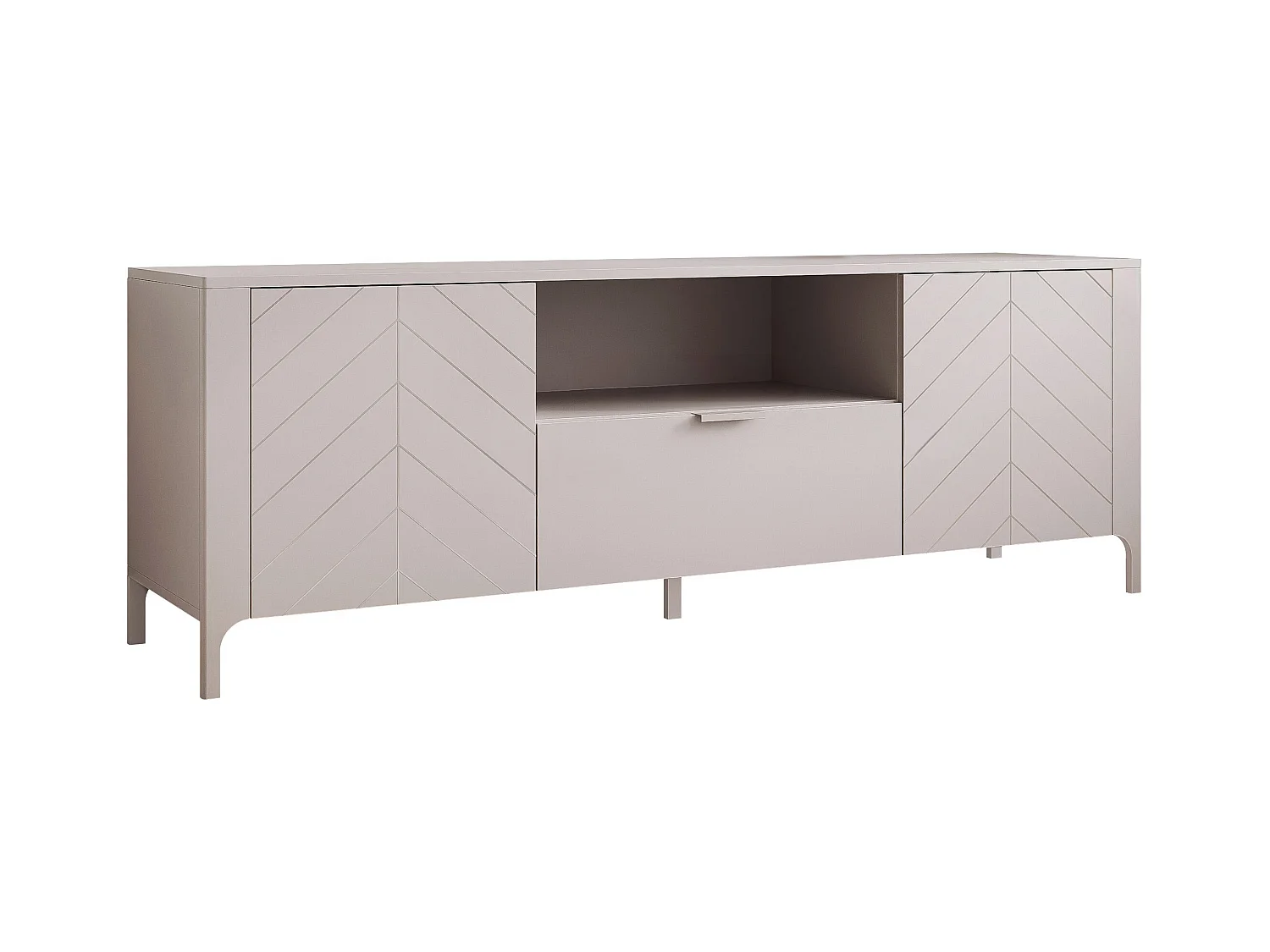 Meuble TV - 160 cm - LORIEN - Cachemire