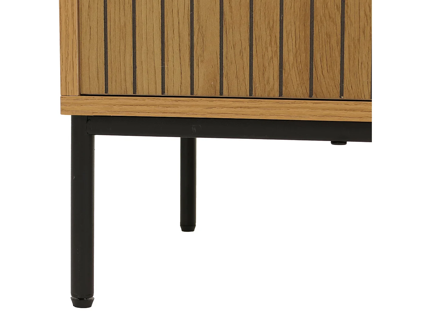 Meuble TV avec portes MCW-O39,  naturel