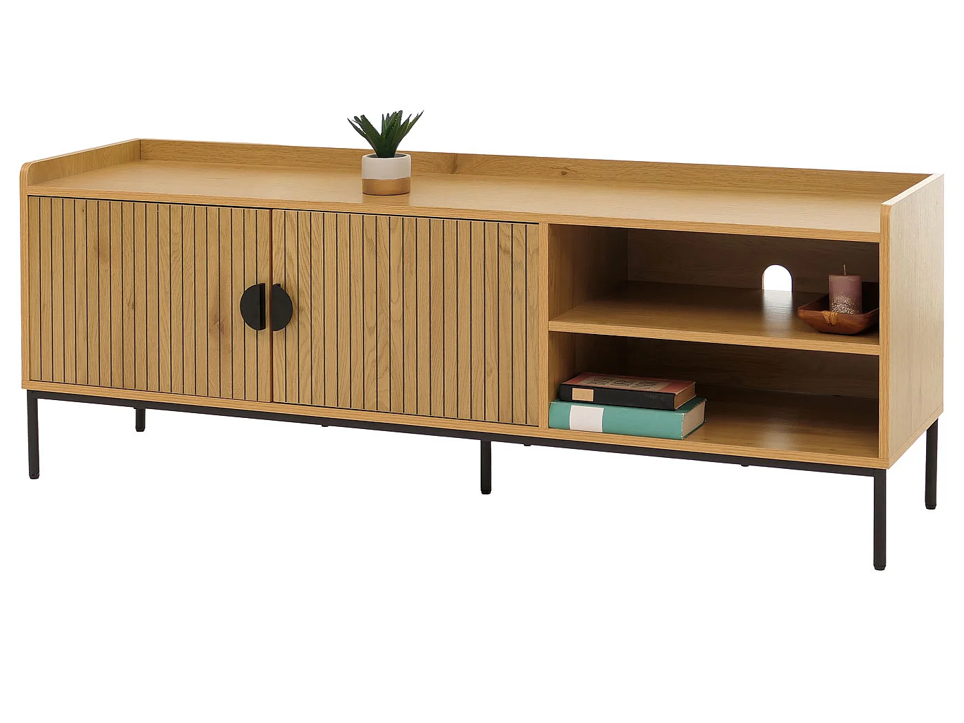 TV Stand Doors MCW-O39,  natural