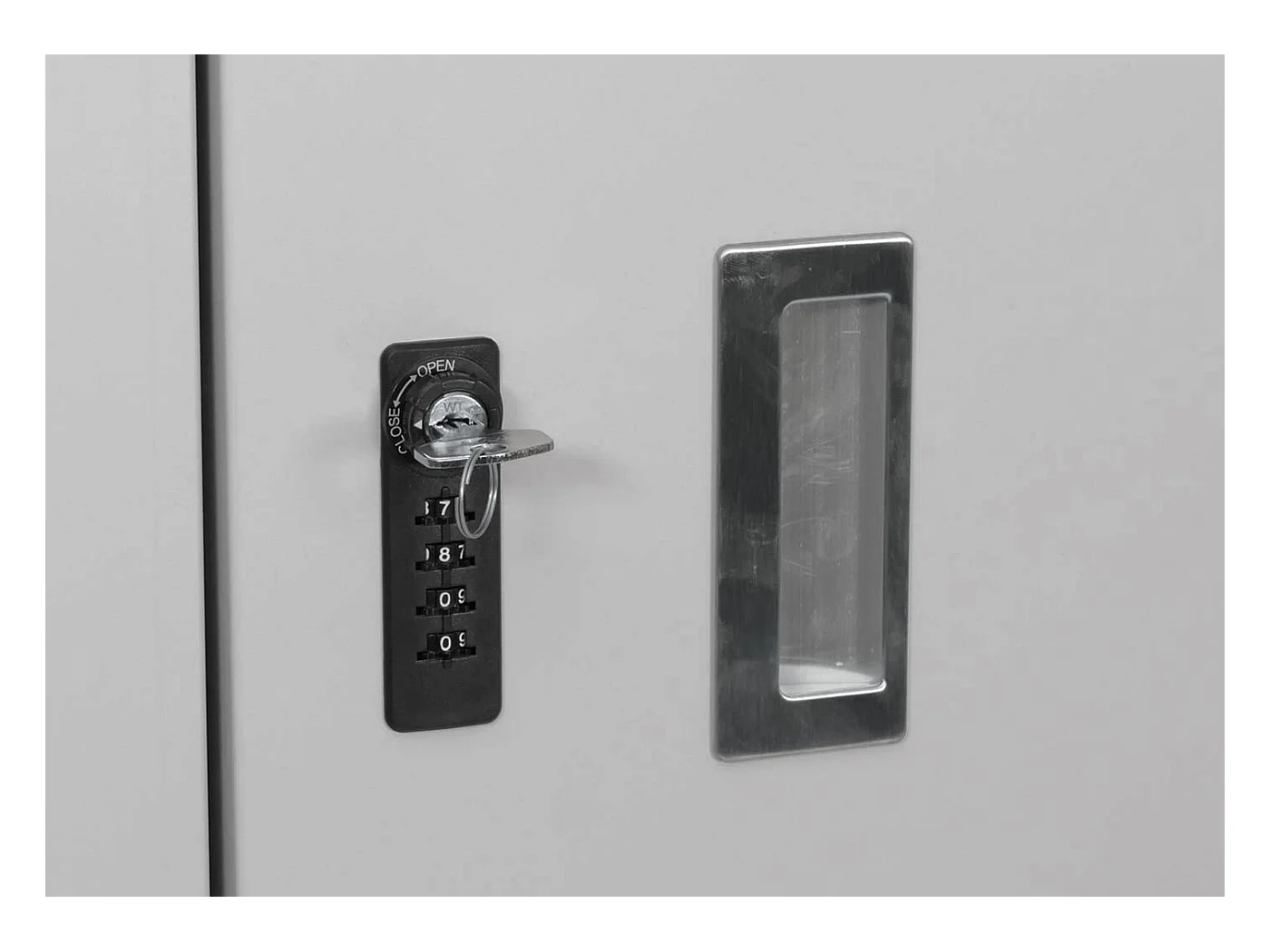 Garaż na 2 rowery MCW-L56c,  jasnoszary