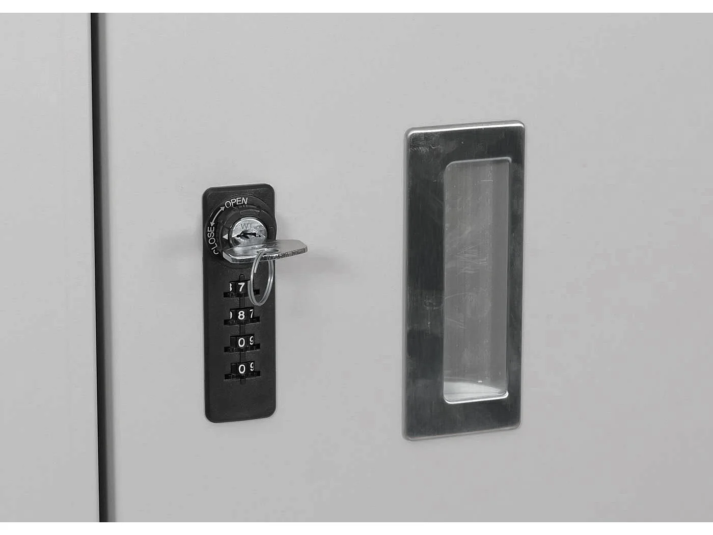 Garaż na 2 rowery MCW-L56c,  jasnoszary