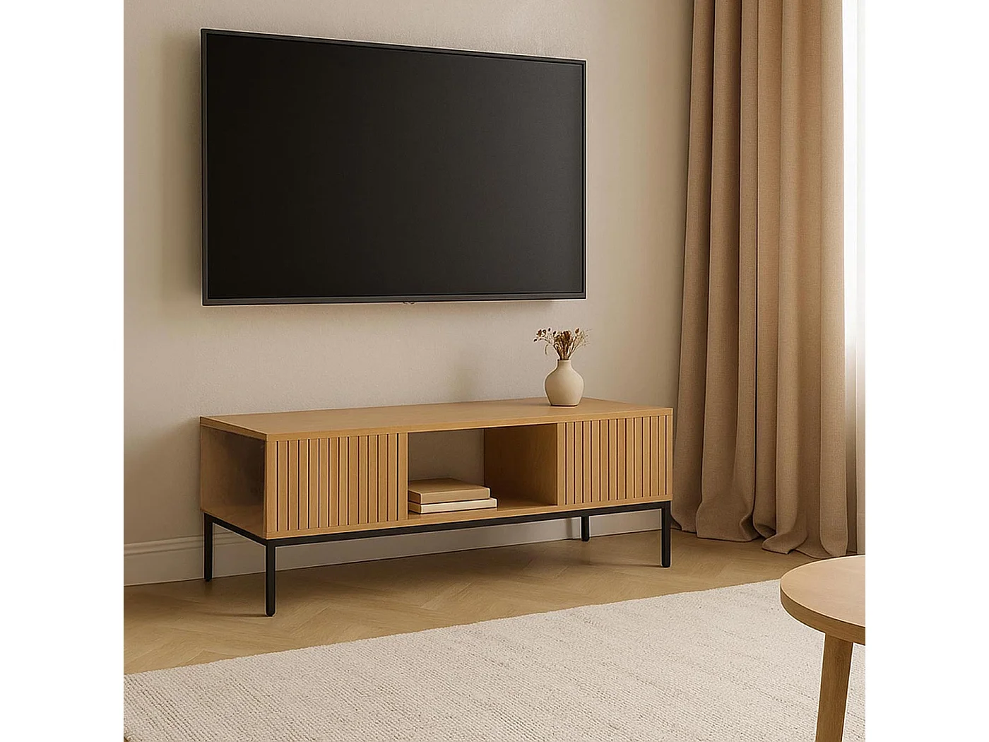 Meuble TV MCW-O39,  naturel