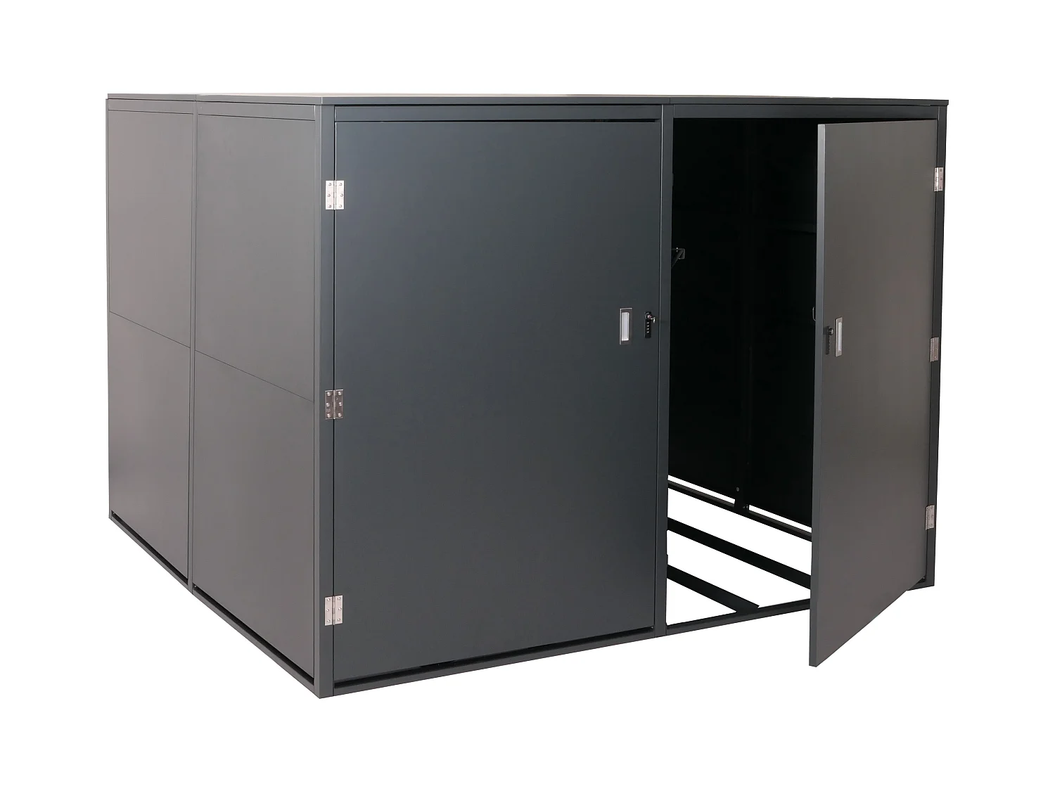 Garaż na 4 rowery MCW-L56c,  antracytowy