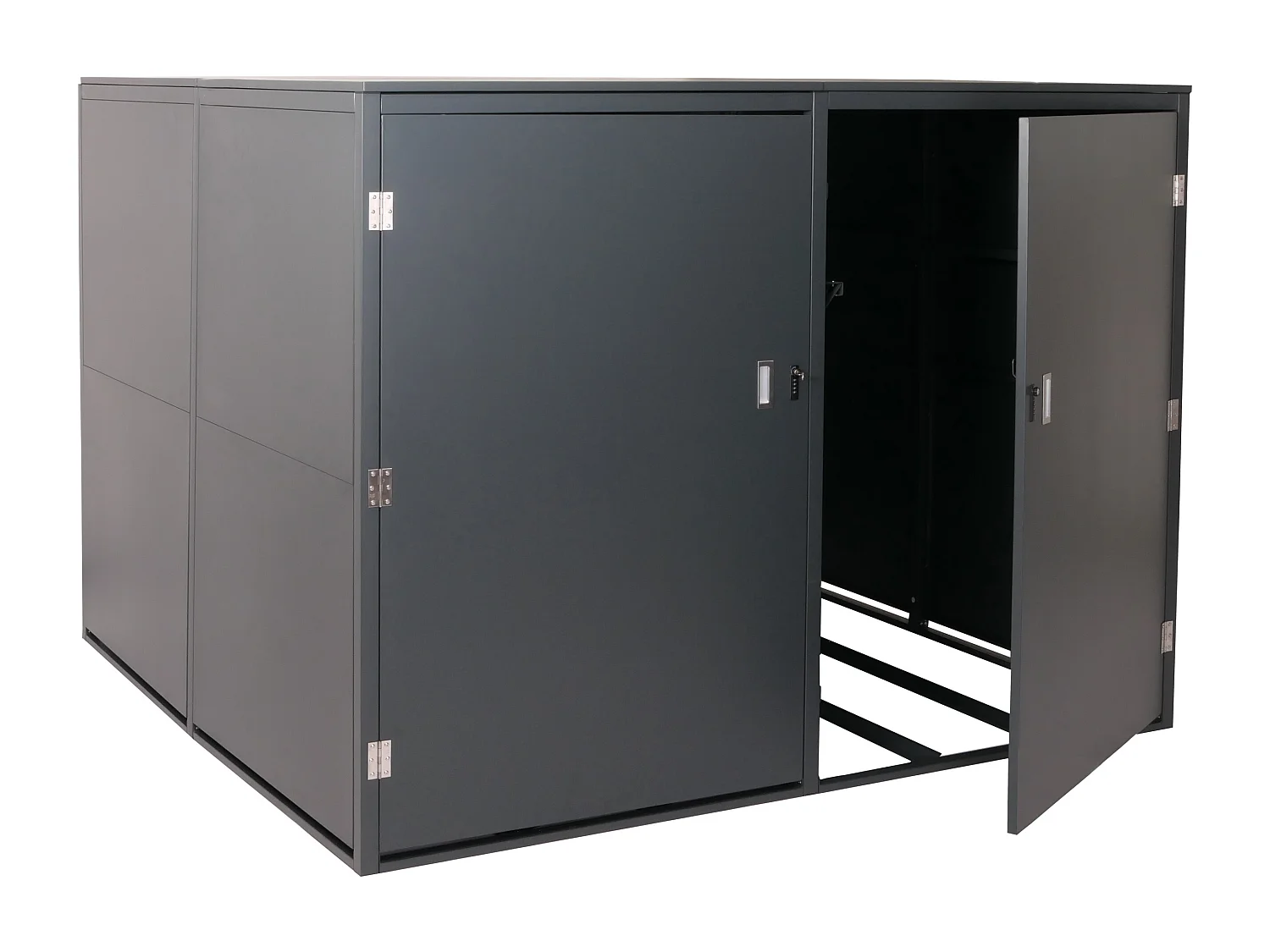 Garaż na 4 rowery MCW-L56c,  antracytowy