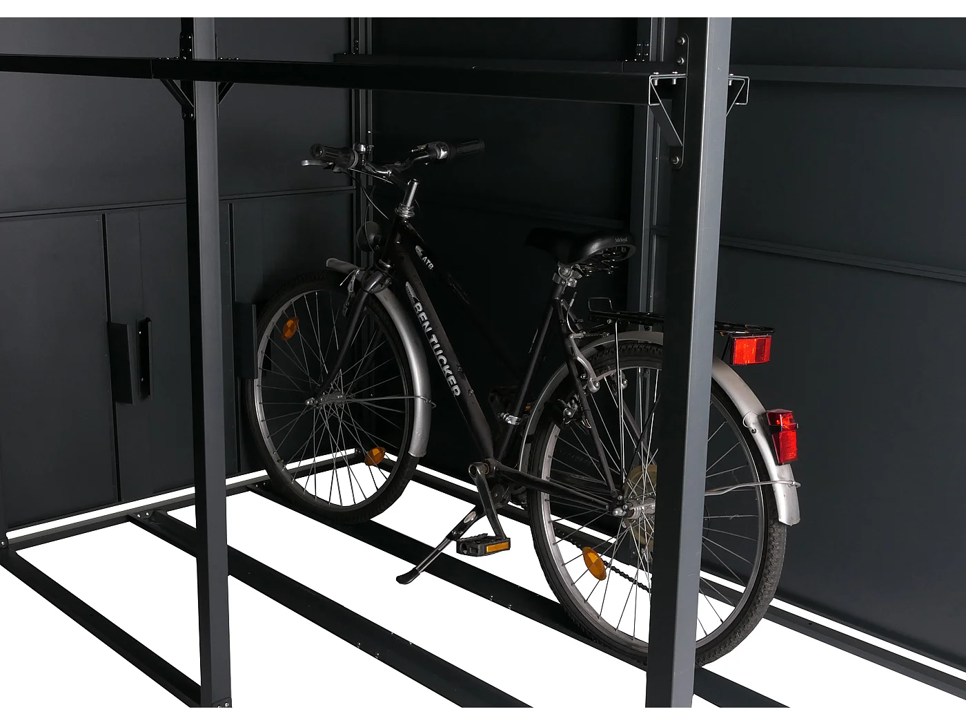 Garaż na 4 rowery MCW-L56c,  antracytowy