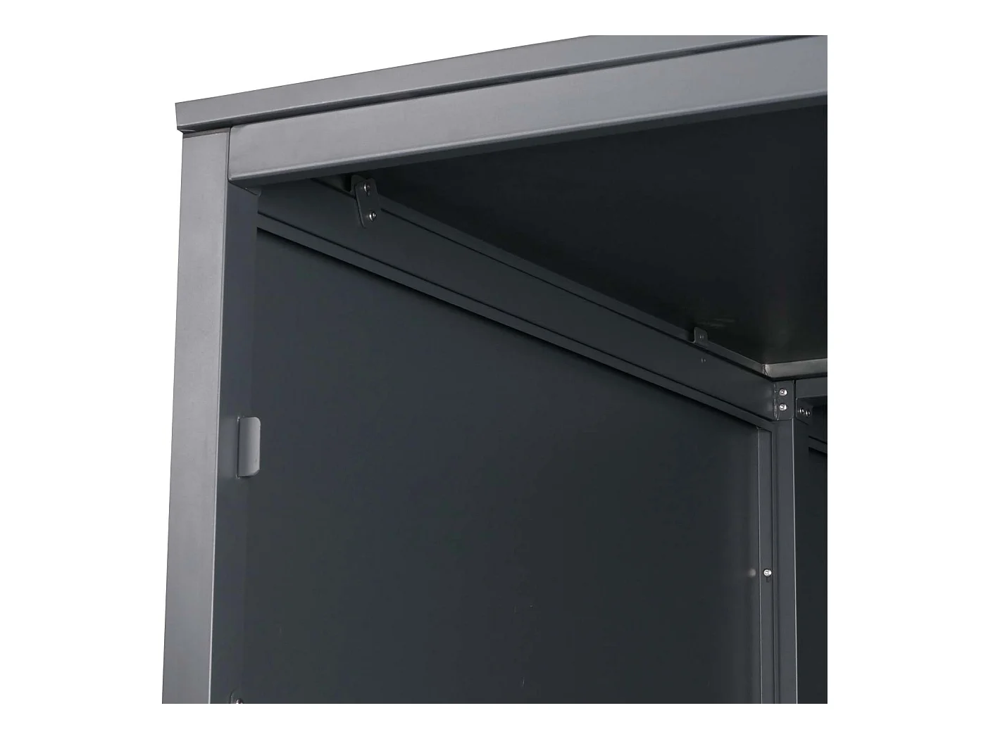 Garaż na 2 rowery MCW-L56c,  antracytowy