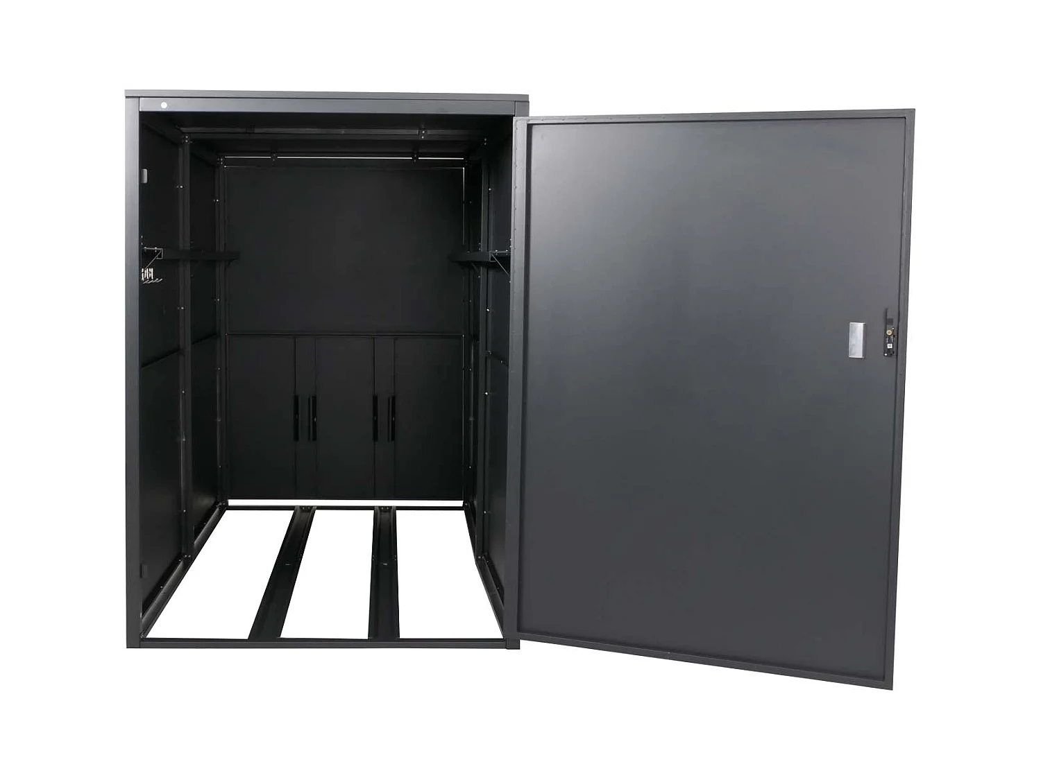 Garaż na 2 rowery MCW-L56c,  antracytowy