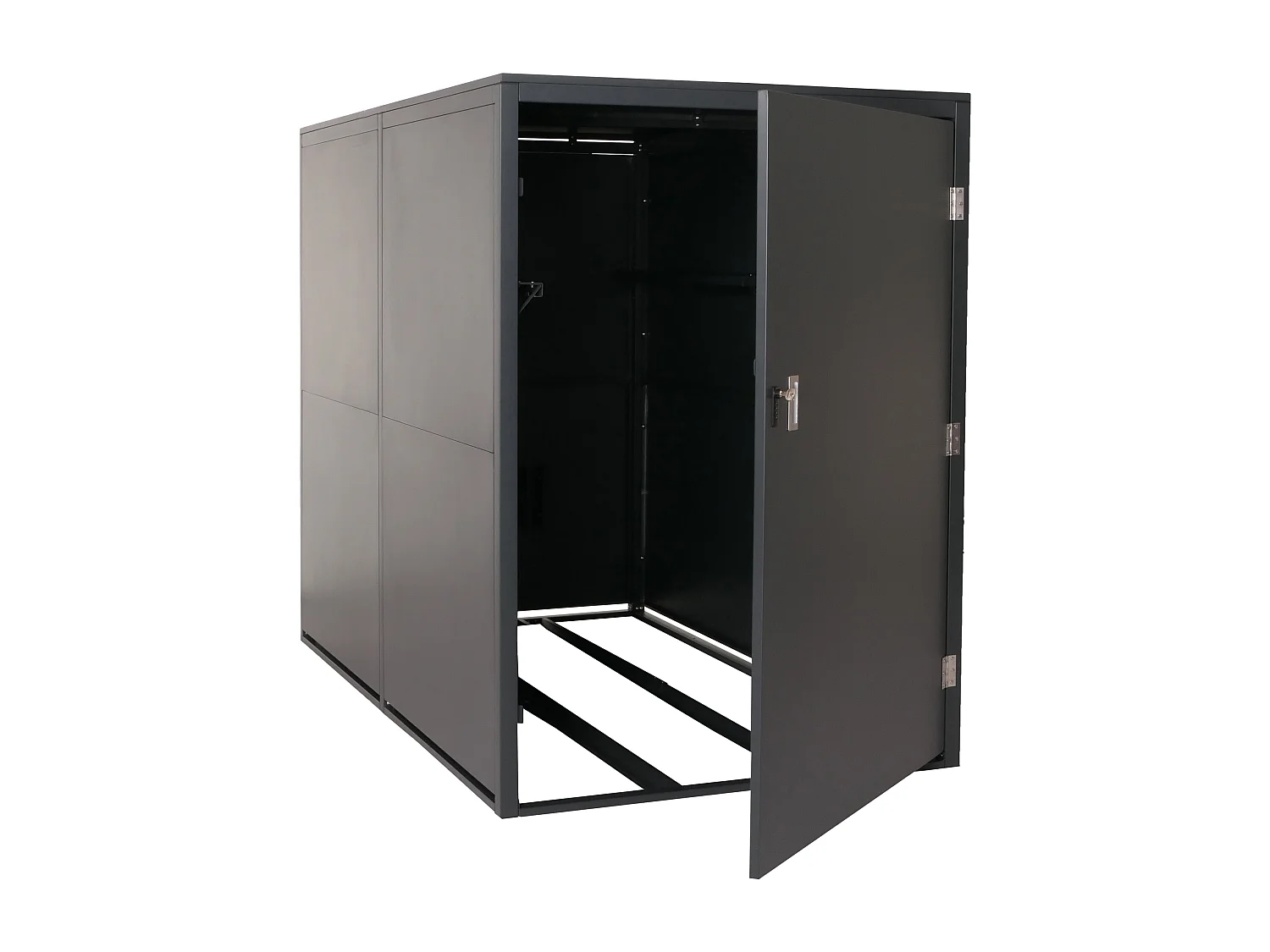 2er-Fahrradgarage MCW-L56c, Anthrazit