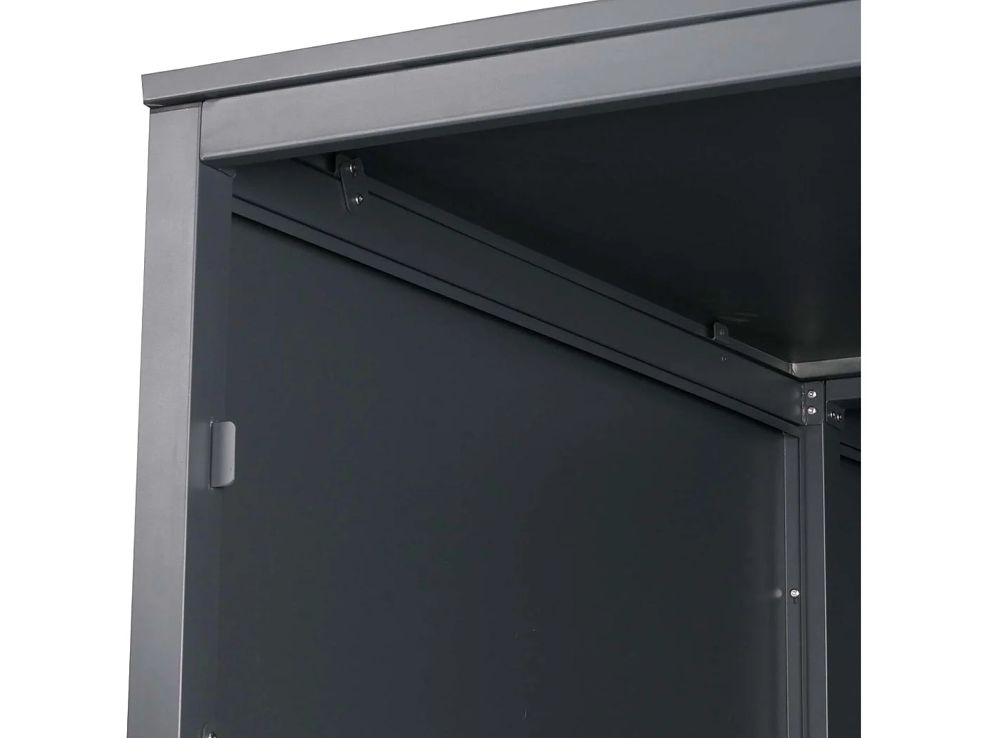 2er-Fahrradgarage MCW-L56c, Anthrazit