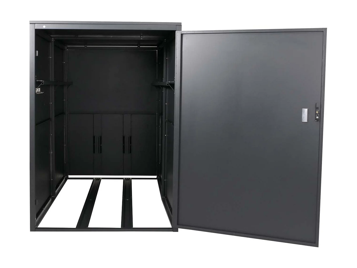 2er-Fahrradgarage MCW-L56c, Anthrazit