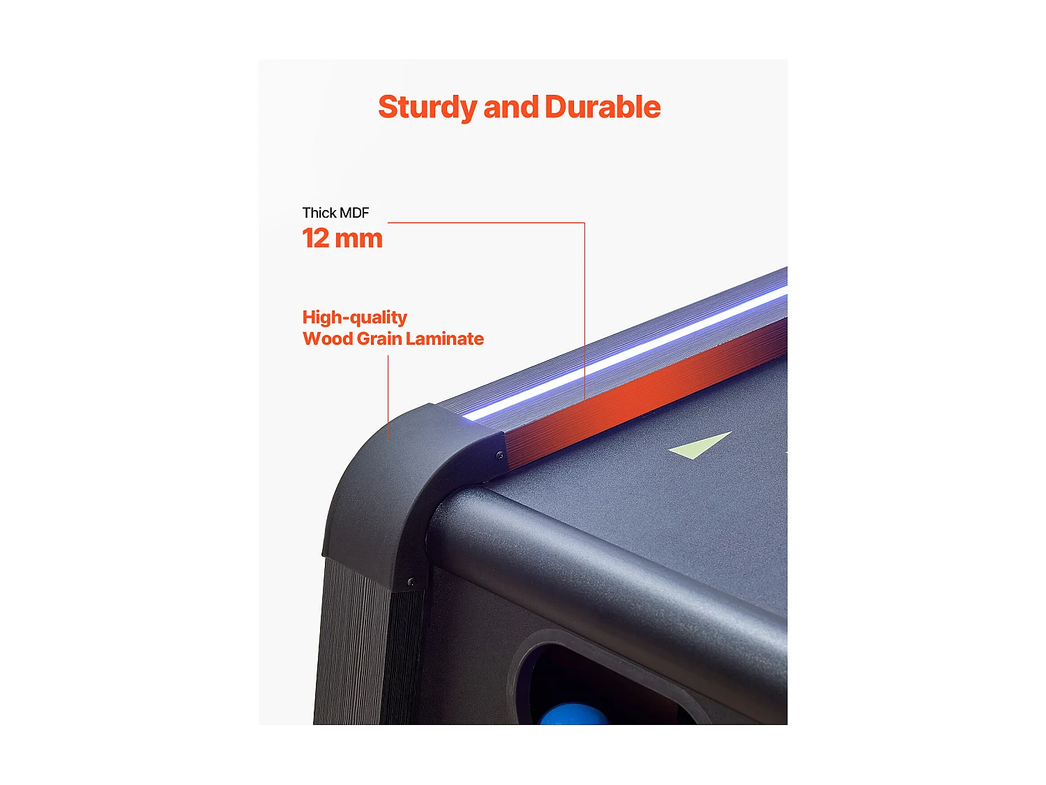 Machine de Skeeball SucceBuy 274cm Lancer et Marquer Table de Jeu d'Arcade Scorer Électronique Salle de Jeux 4 Balles