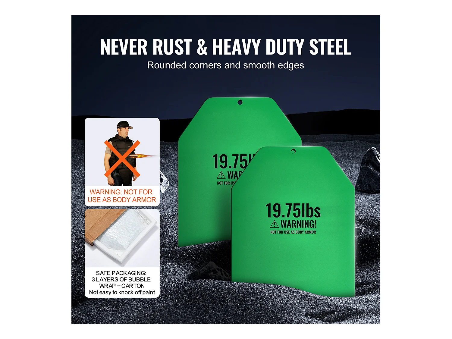 Plaques de Poids SucceBuy pour Gilet de Fitness 9kg, Acier de Qualité Supérieure pour des Entraînements Améliorés. Idéal pour la Musculation