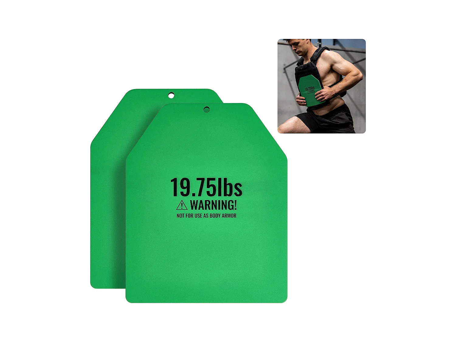 Plaques de Poids SucceBuy pour Gilet de Fitness 9kg, Acier de Qualité Supérieure pour des Entraînements Améliorés. Idéal pour la Musculation