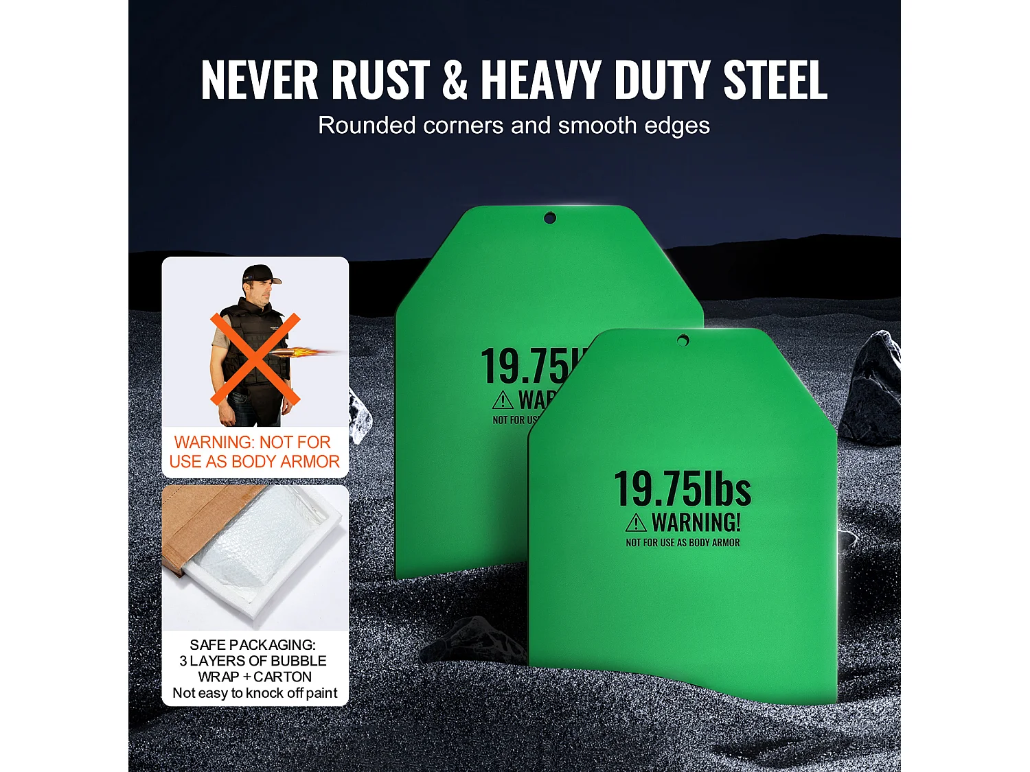 Gewichtplaten SucceBuy voor Fitnessvest 9kg, Staal van Hogere Kwaliteit voor Verbeterde Trainingen. Ideaal voor Bodybuilding