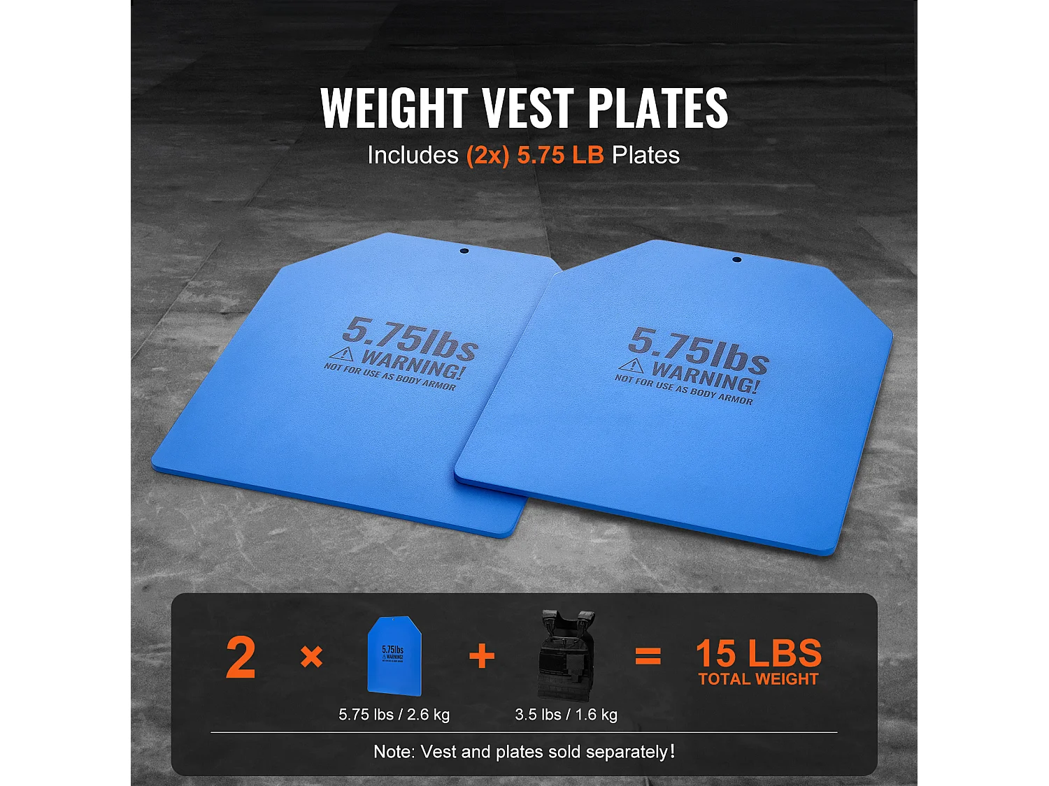 Piastre di Peso SucceBuy 2 Piastre di 2.6kg, Piastre Zavorrate in Acciaio per Bodybuilding, Corsa, Fitness, WOD, Adattamento Ergonomico