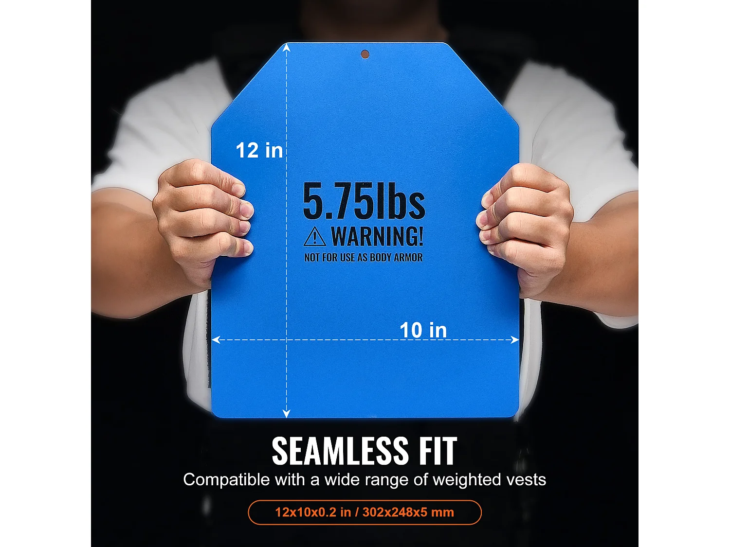 Piastre di Peso SucceBuy 2 Piastre di 2.6kg, Piastre Zavorrate in Acciaio per Bodybuilding, Corsa, Fitness, WOD, Adattamento Ergonomico