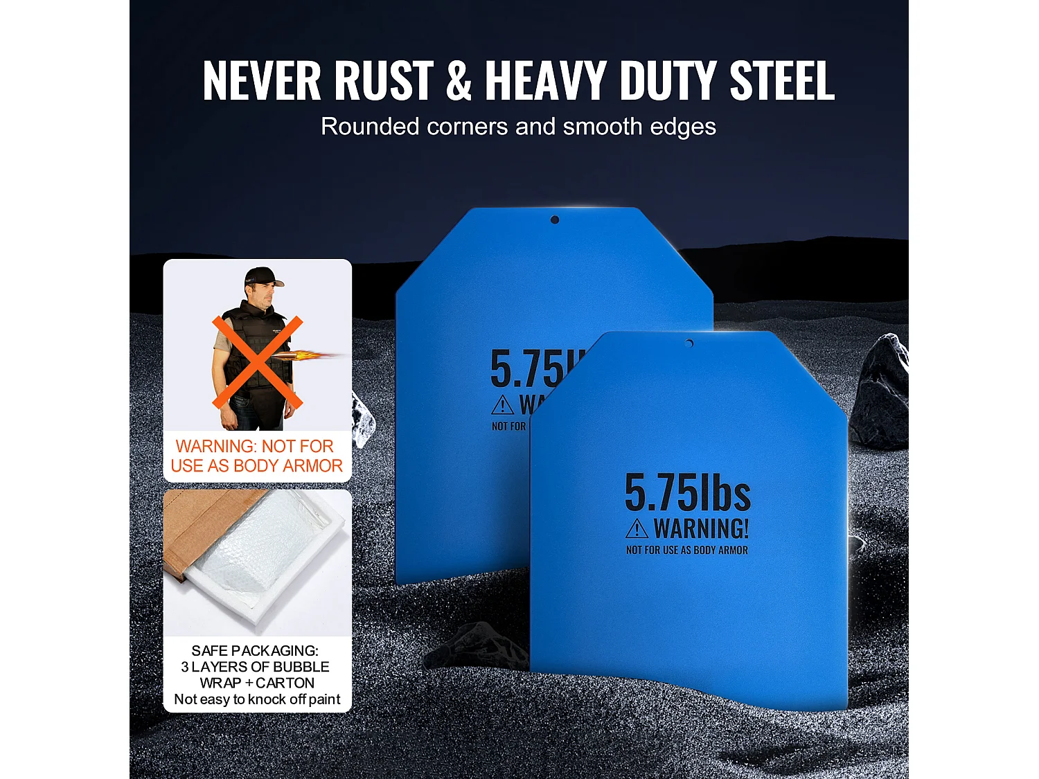 Piastre di Peso SucceBuy 2 Piastre di 2.6kg, Piastre Zavorrate in Acciaio per Bodybuilding, Corsa, Fitness, WOD, Adattamento Ergonomico