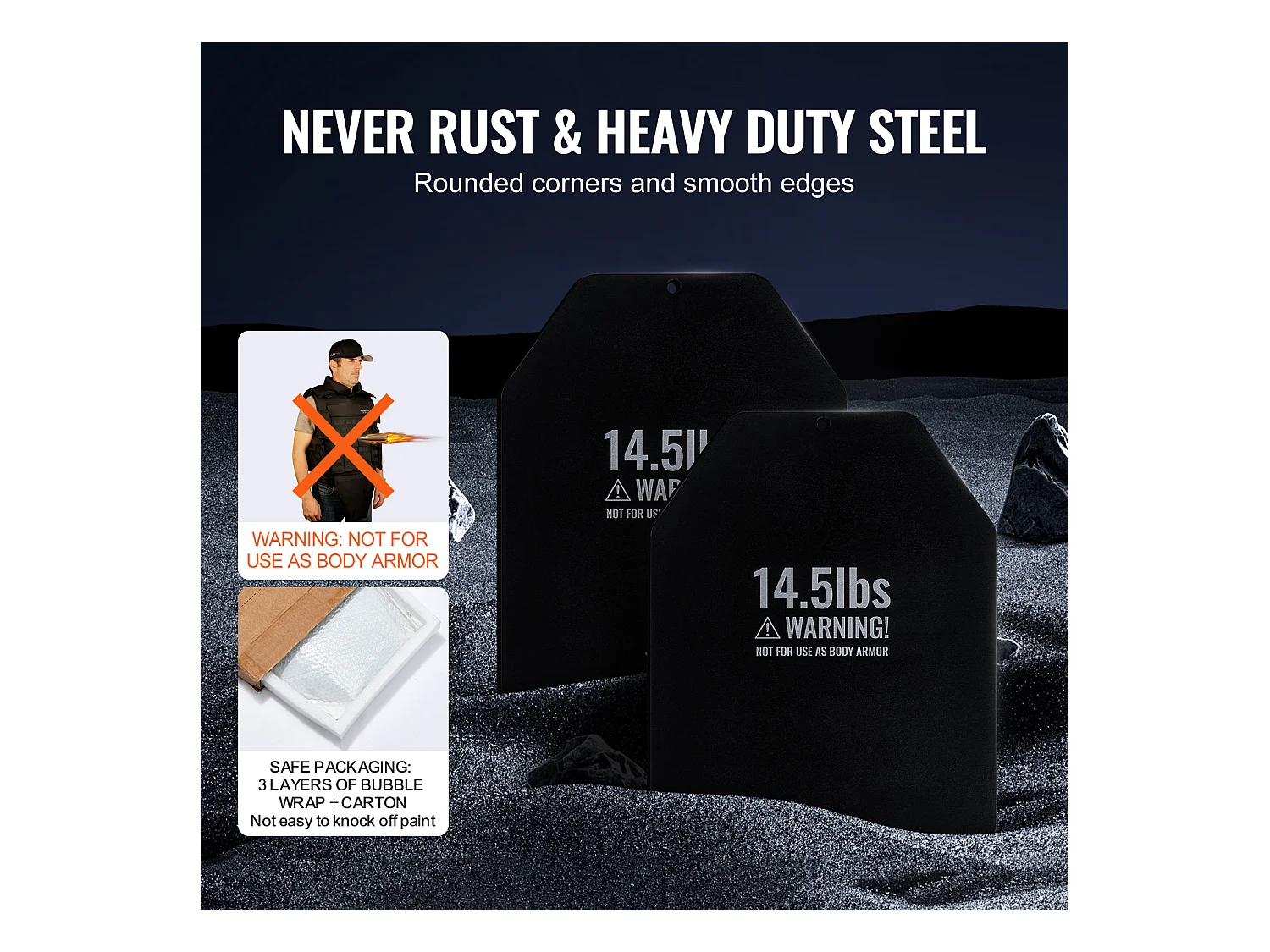 Plaques de Poids SucceBuy pour Gilet Lesté, Paires de 6.6 kg, de Qualité Supérieure pour des Exercices tels que l'Aérobic, la Randonnée, les Tractions