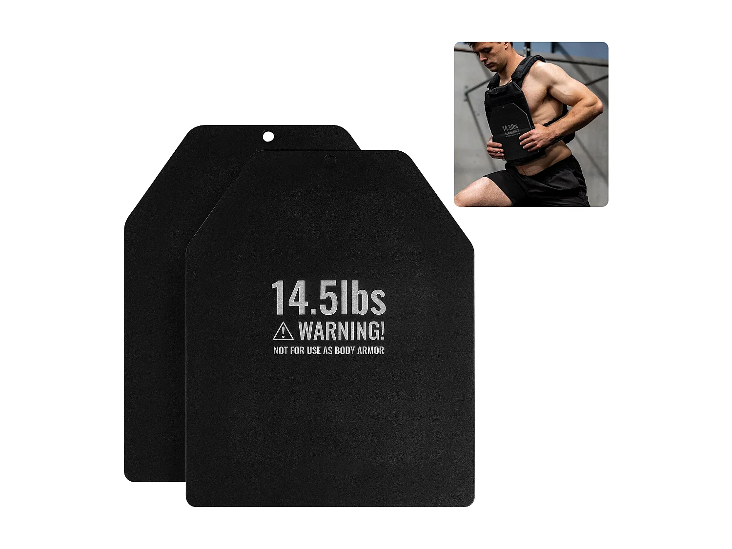 Plaques de Poids SucceBuy pour Gilet Lesté, Paires de 6.6 kg, de Qualité Supérieure pour des Exercices tels que l'Aérobic, la Randonnée, les Tractions