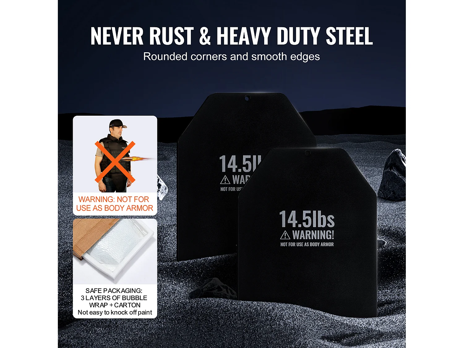 Plaques de Poids SucceBuy pour Gilet Lesté, Paires de 6.6 kg, de Qualité Supérieure pour des Exercices tels que l'Aérobic, la Randonnée, les Tractions