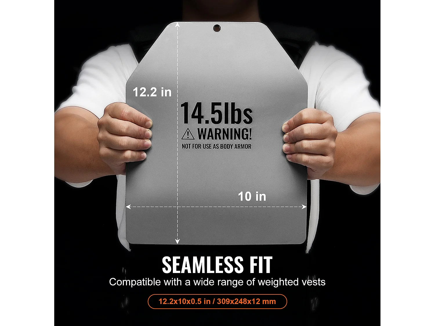 Plaques de Poids Incurvées SucceBuy 6.6kg pour Entraînements Intenses, Acier de Qualité Supérieure, Coupe Ergonomique, pour la Course à Pied, la Musculation