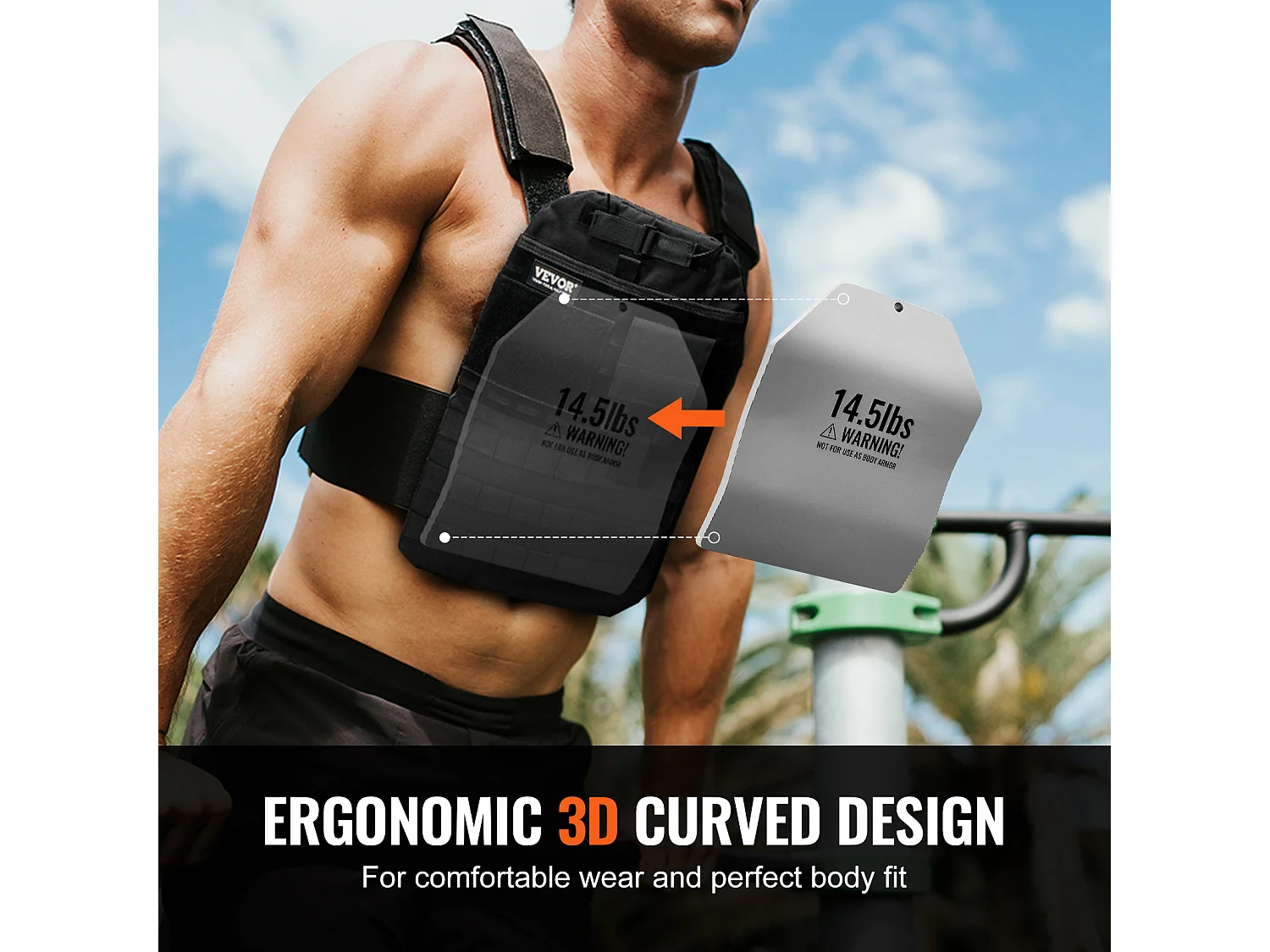 Plaques de Poids Incurvées SucceBuy 6.6kg pour Entraînements Intenses, Acier de Qualité Supérieure, Coupe Ergonomique, pour la Course à Pied, la Musculation