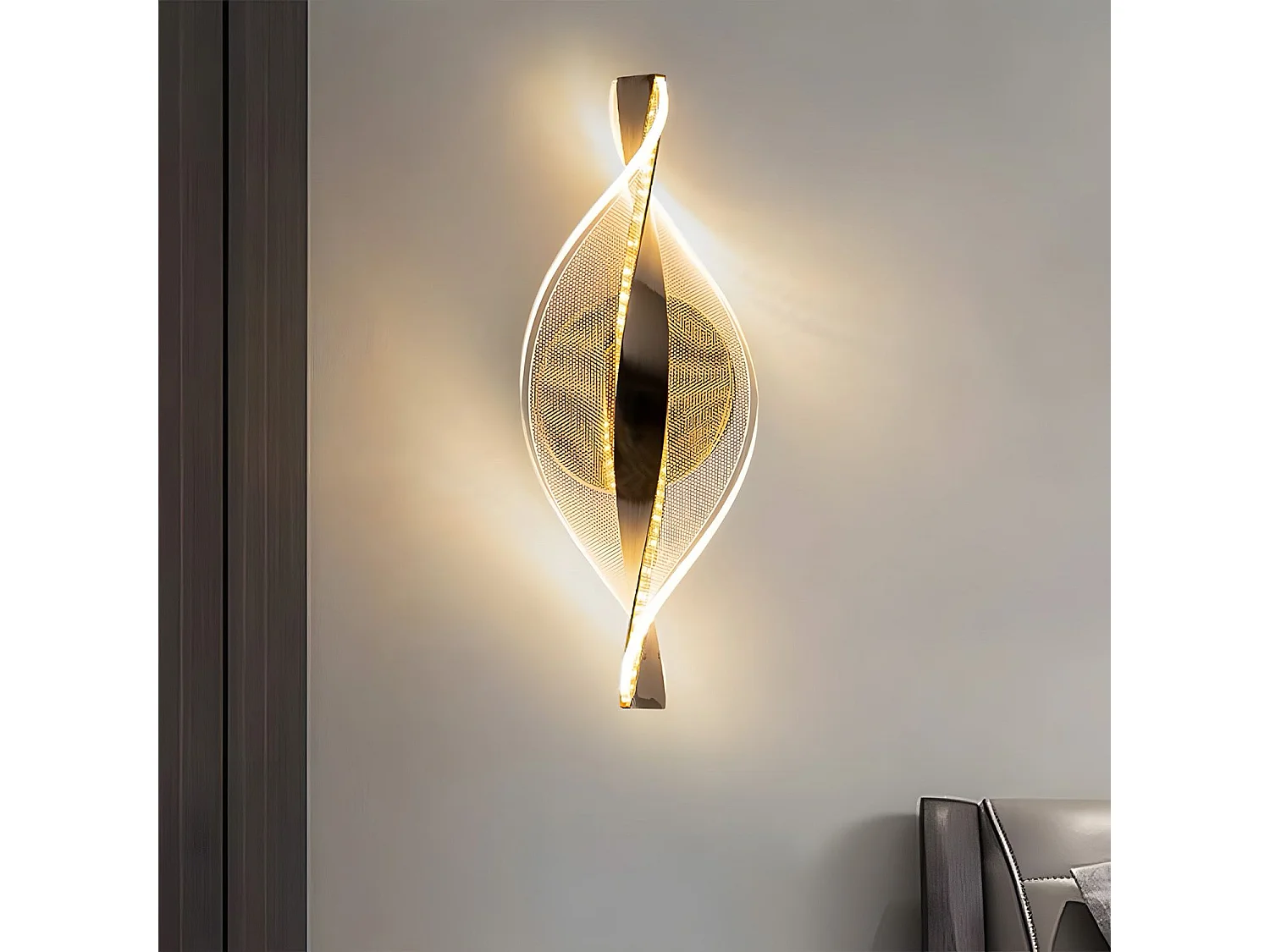 Applique Murale Led Toolight G031-W Gold