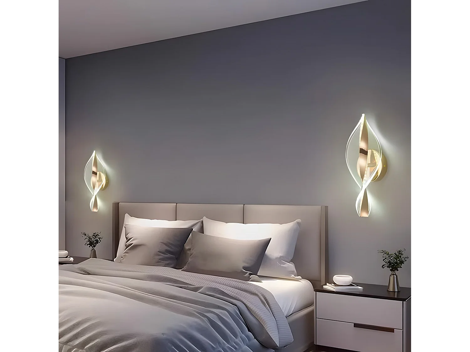 Applique Murale Led Toolight G031-W Gold