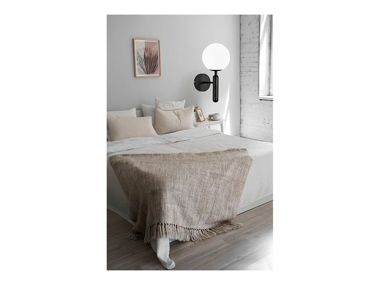 Applique Murale Toolight G097-1W Black White