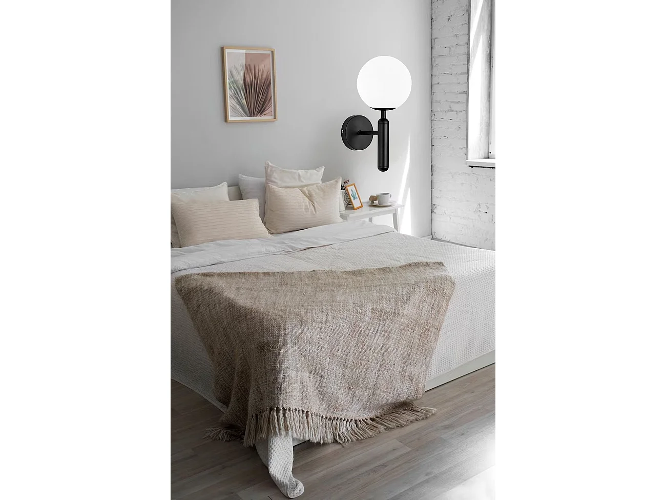 Applique Murale Toolight G097-1W Black White