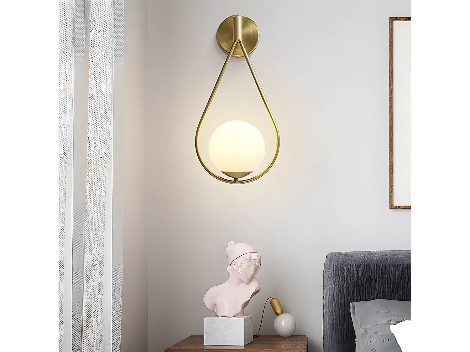 Applique Murale Toolight G094-1W Gold White