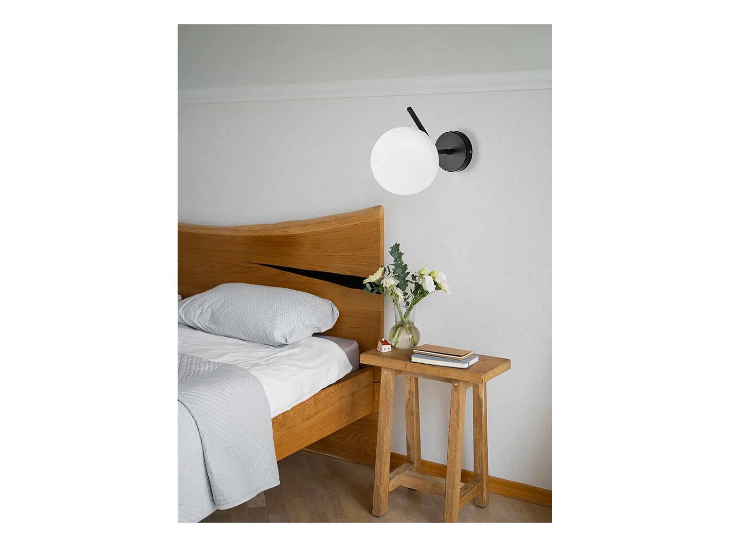 Applique Murale Toolight G099-1W Black White