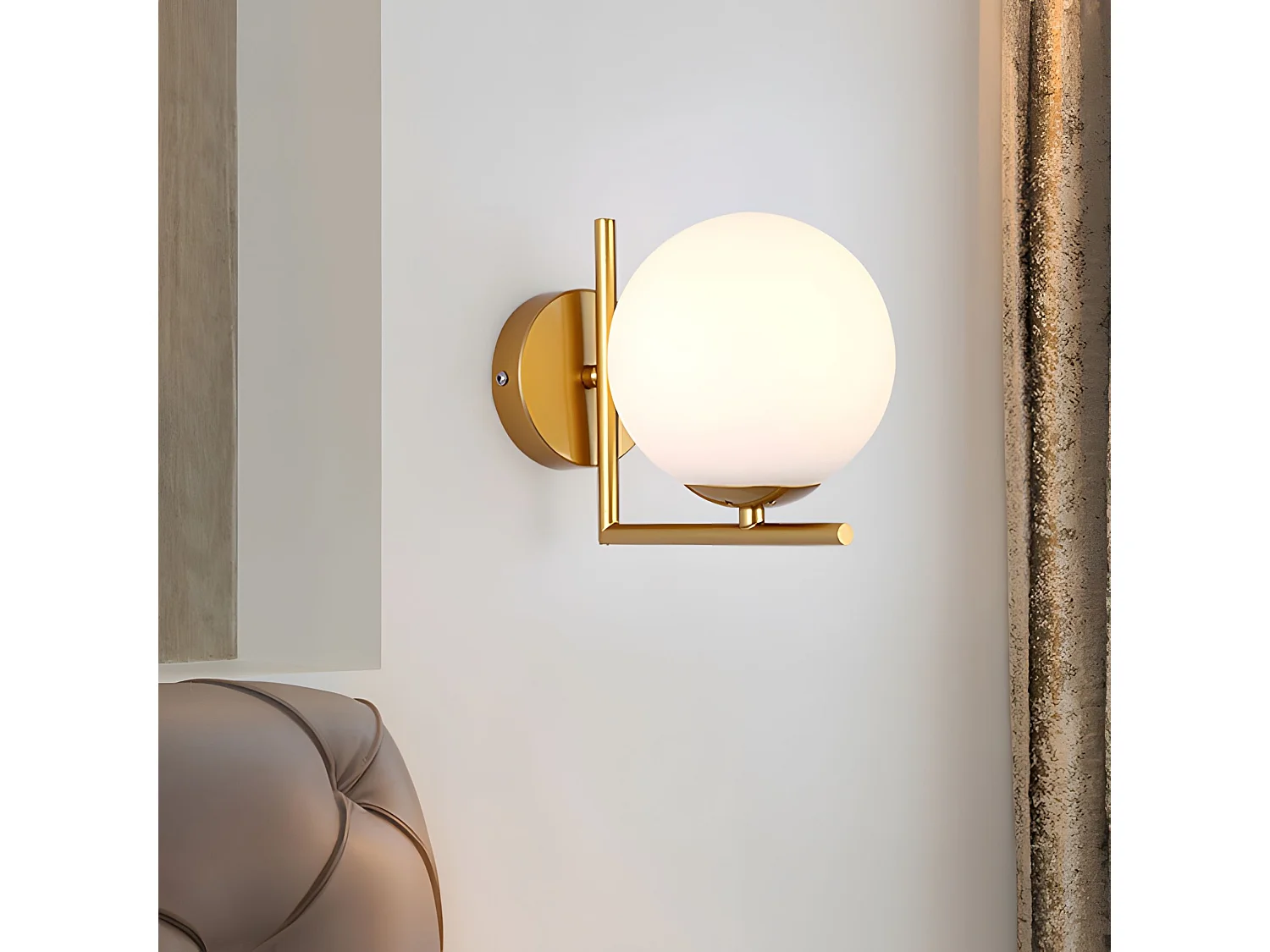 Applique Murale Toolight G102-1W Gold White