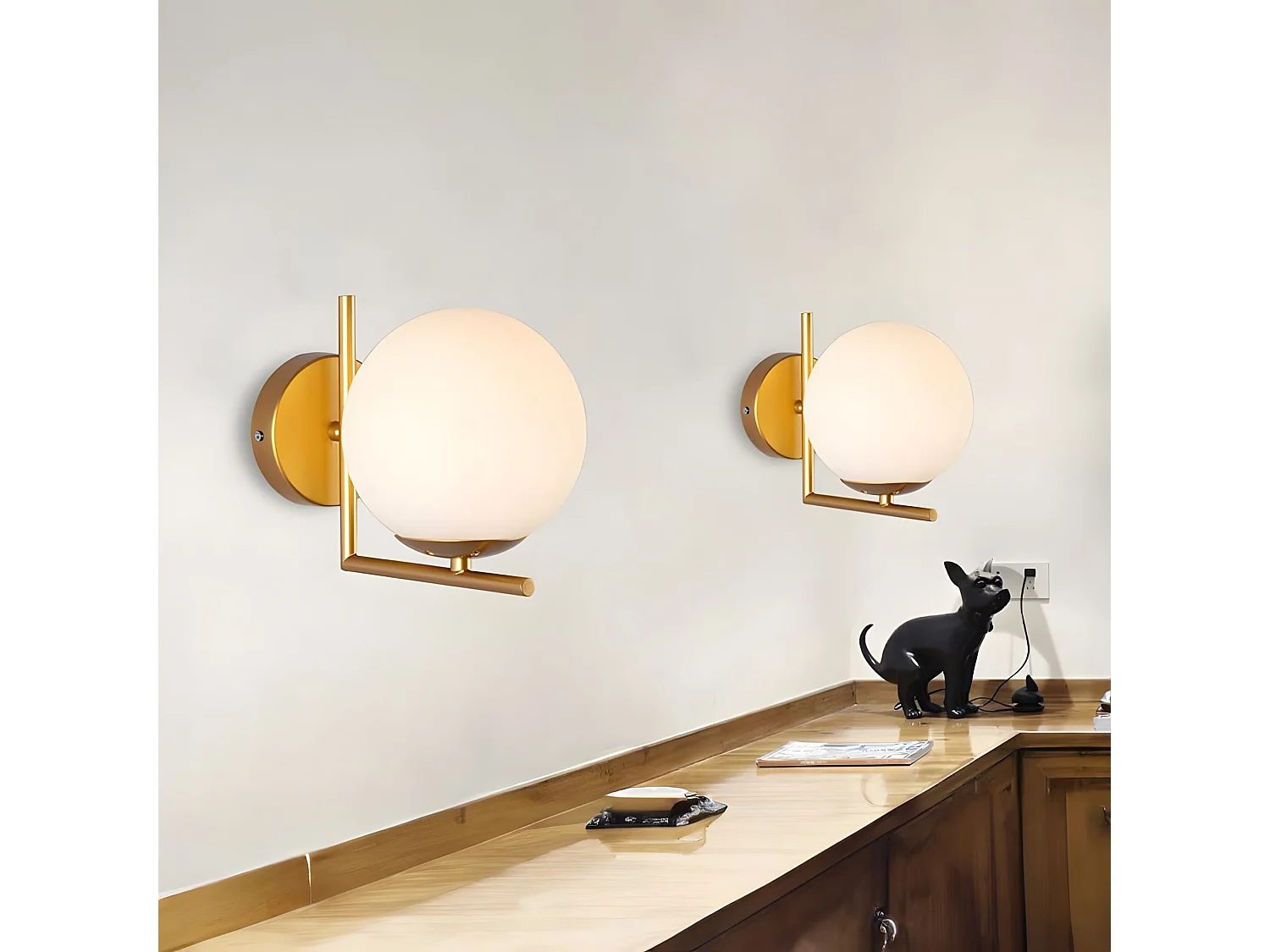 Applique Murale Toolight G102-1W Gold White