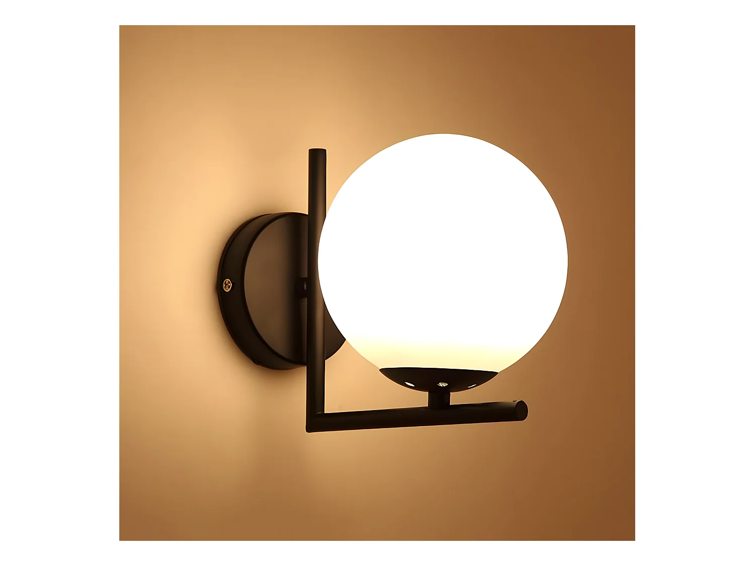 Applique Murale Toolight G101-1W Black White