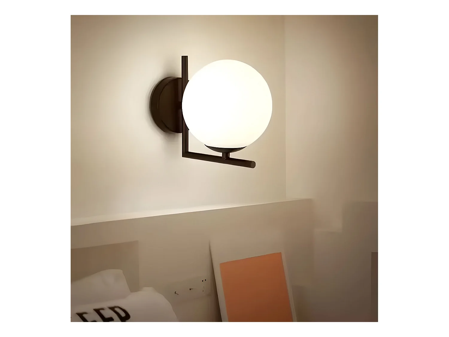 Applique Murale Toolight G101-1W Black White