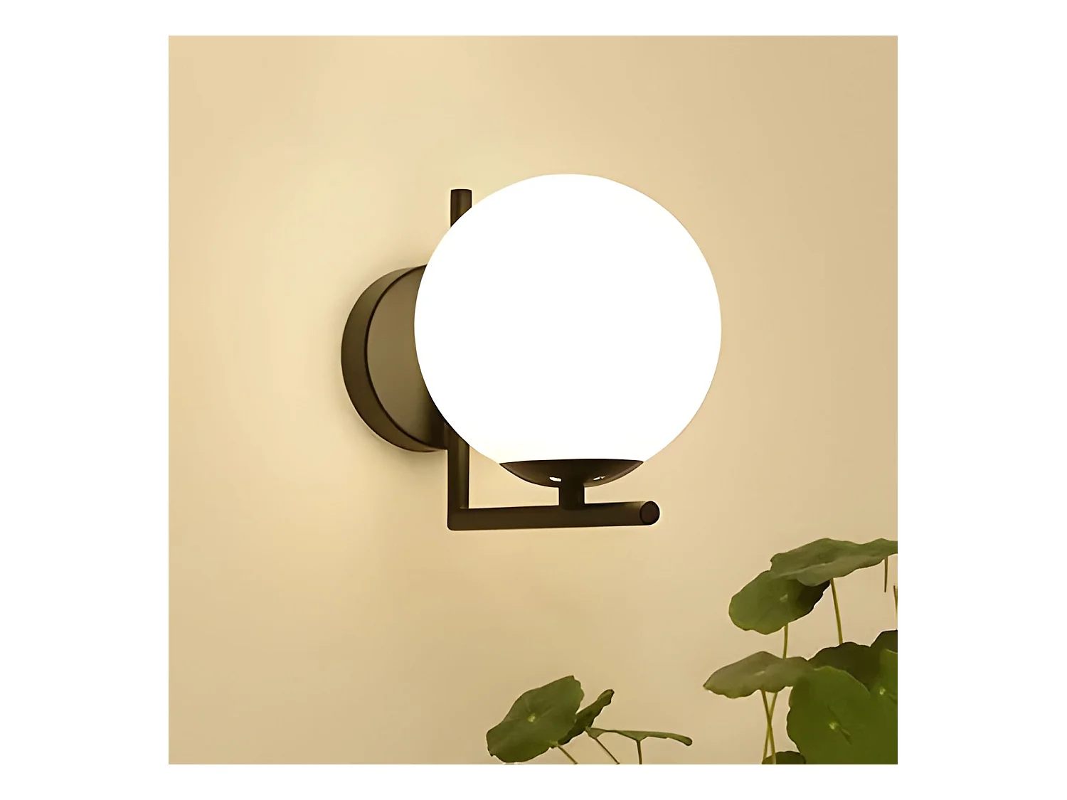 Applique Murale Toolight G101-1W Black White