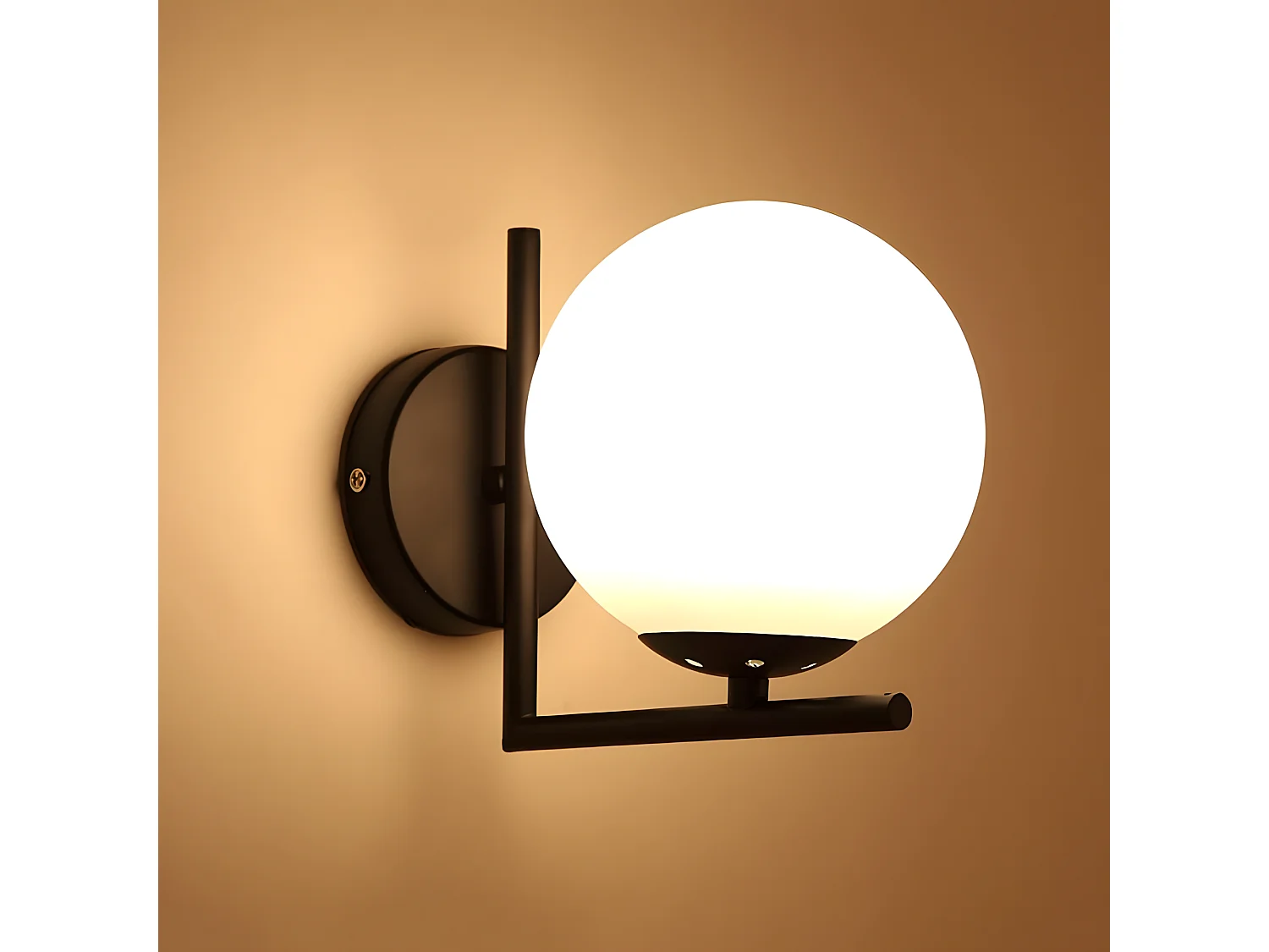 Applique Murale Toolight G101-1W Black White