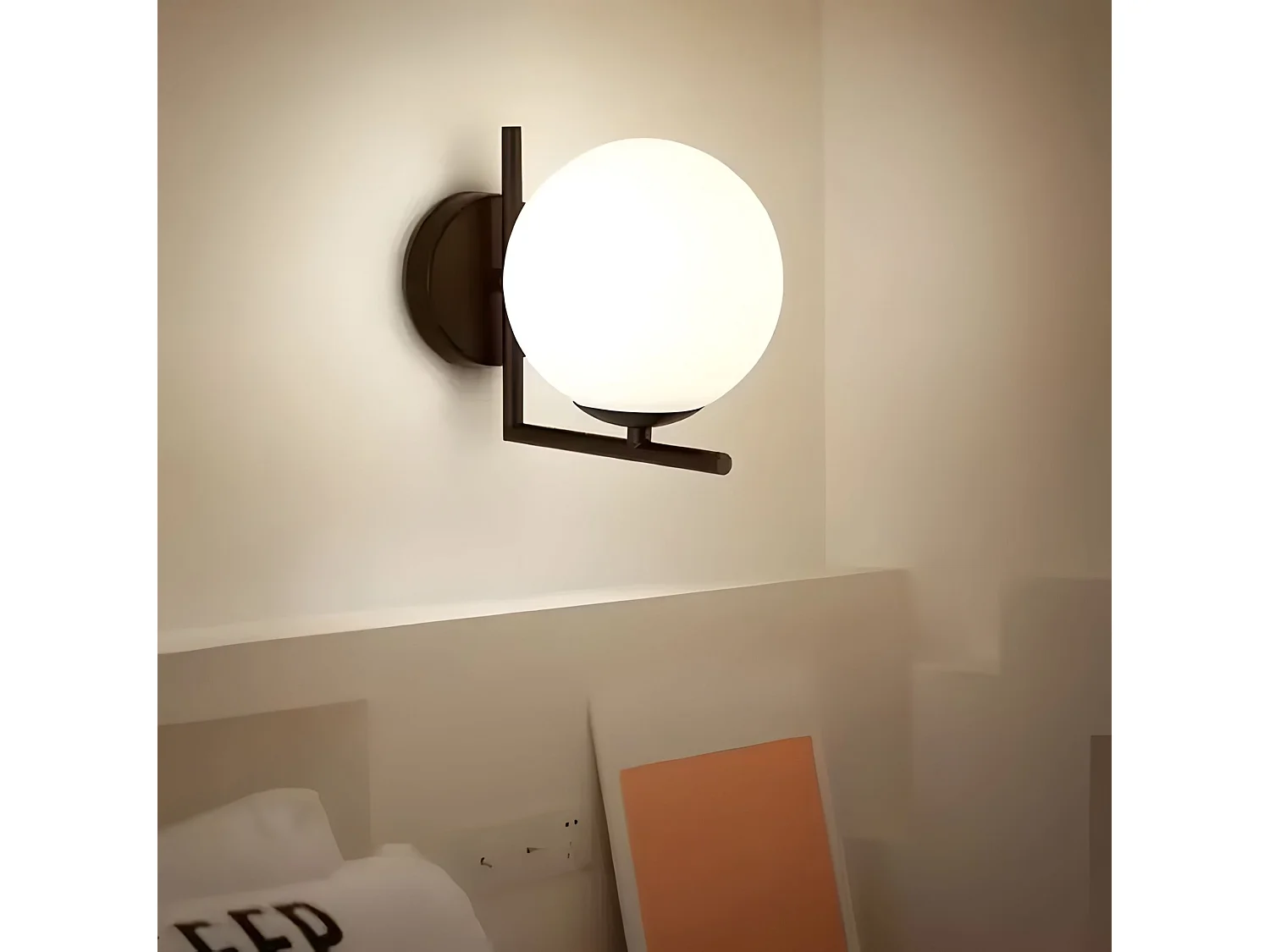 Applique Murale Toolight G101-1W Black White